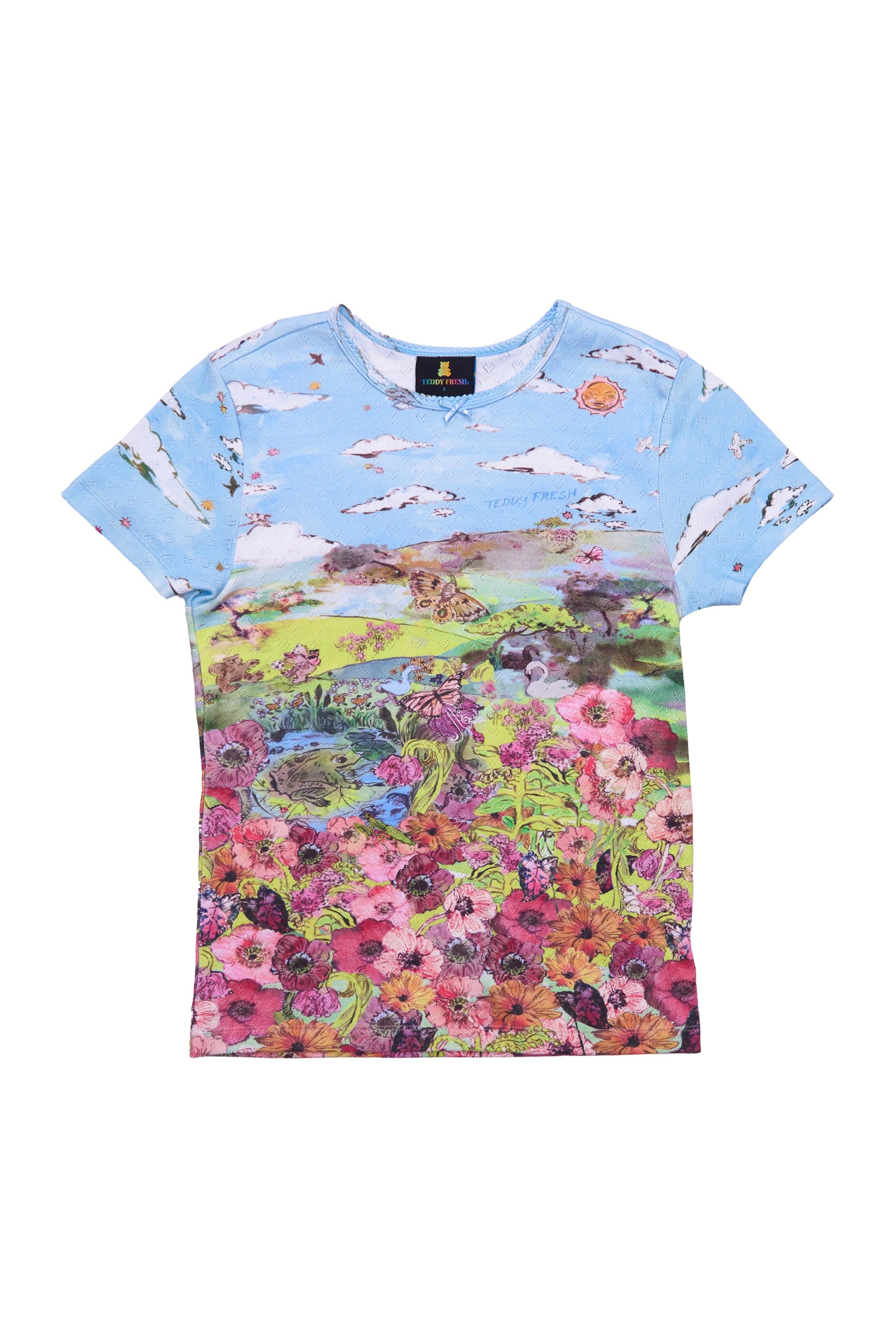 Pastoral Bloom Pointelle Top