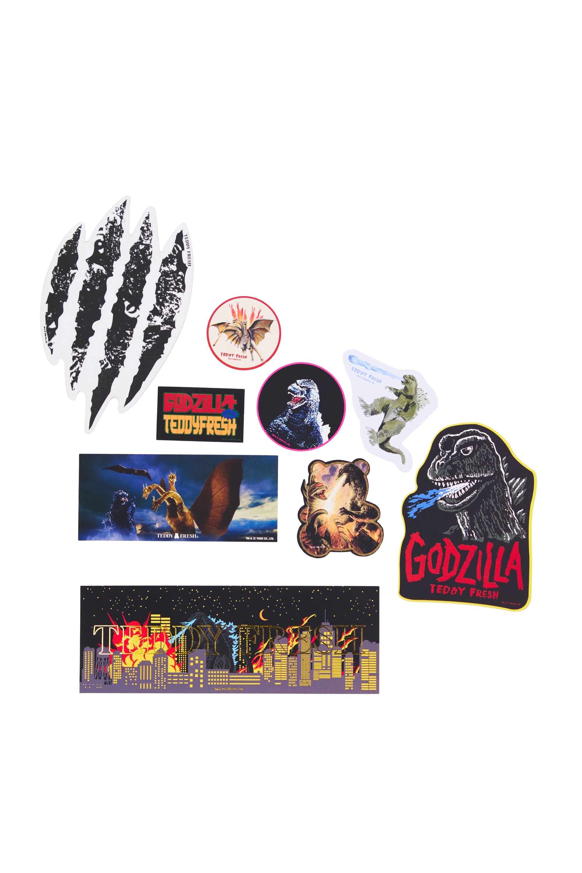 TF x Godzilla Sticker Pack