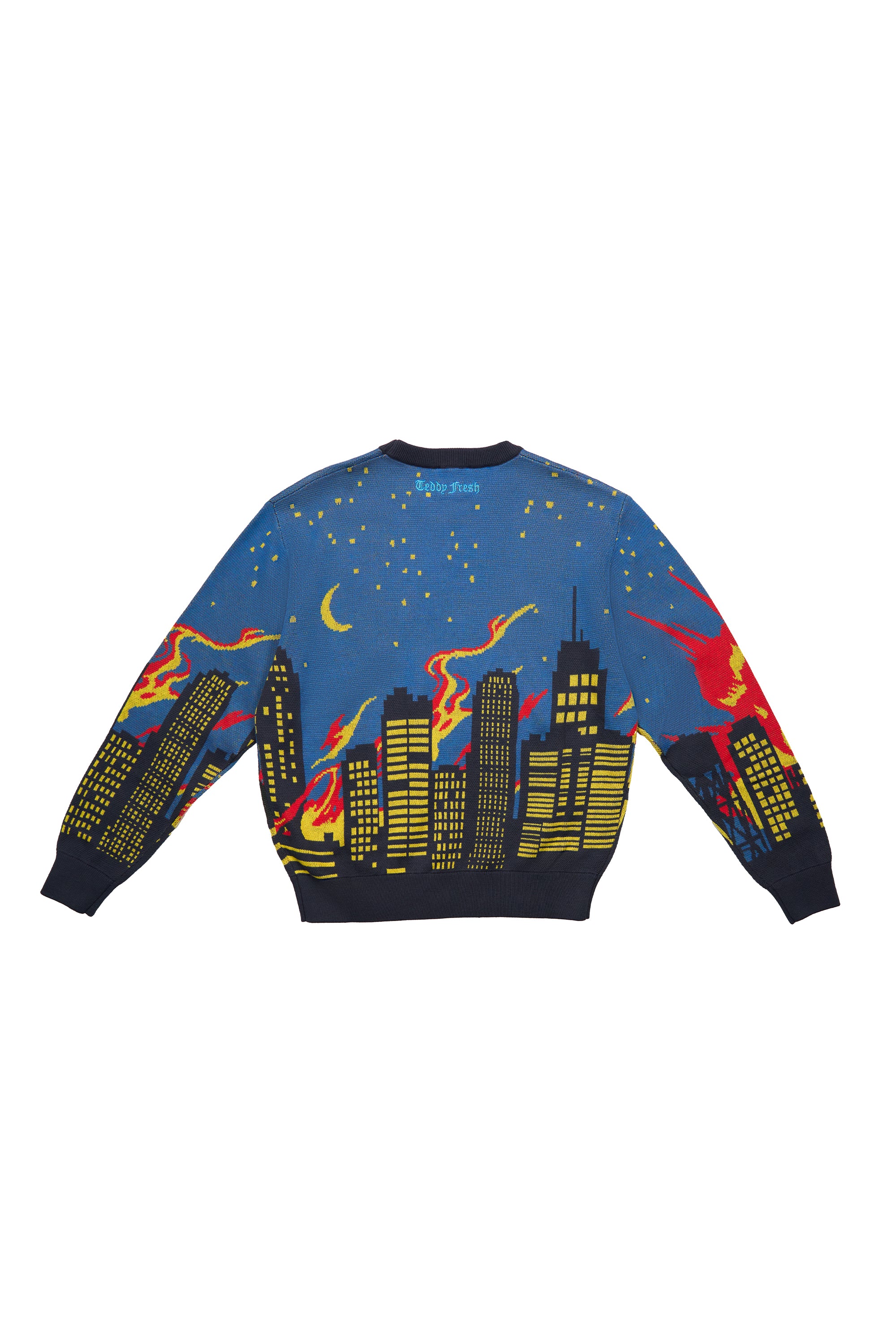 TF x Godzilla Cityscape Sweater