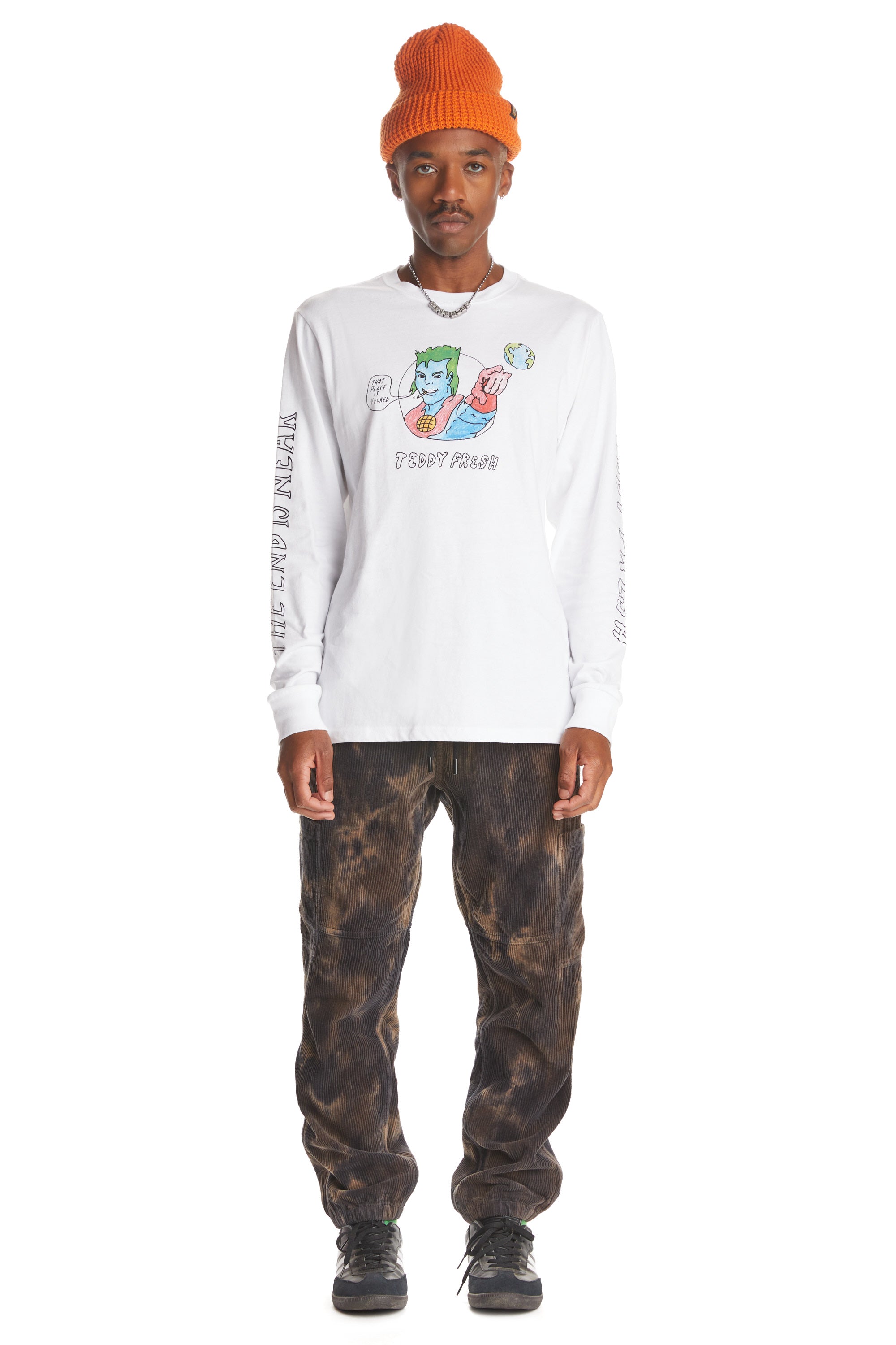 Teddy Fresh on X: Flower Denim Overalls on our site now