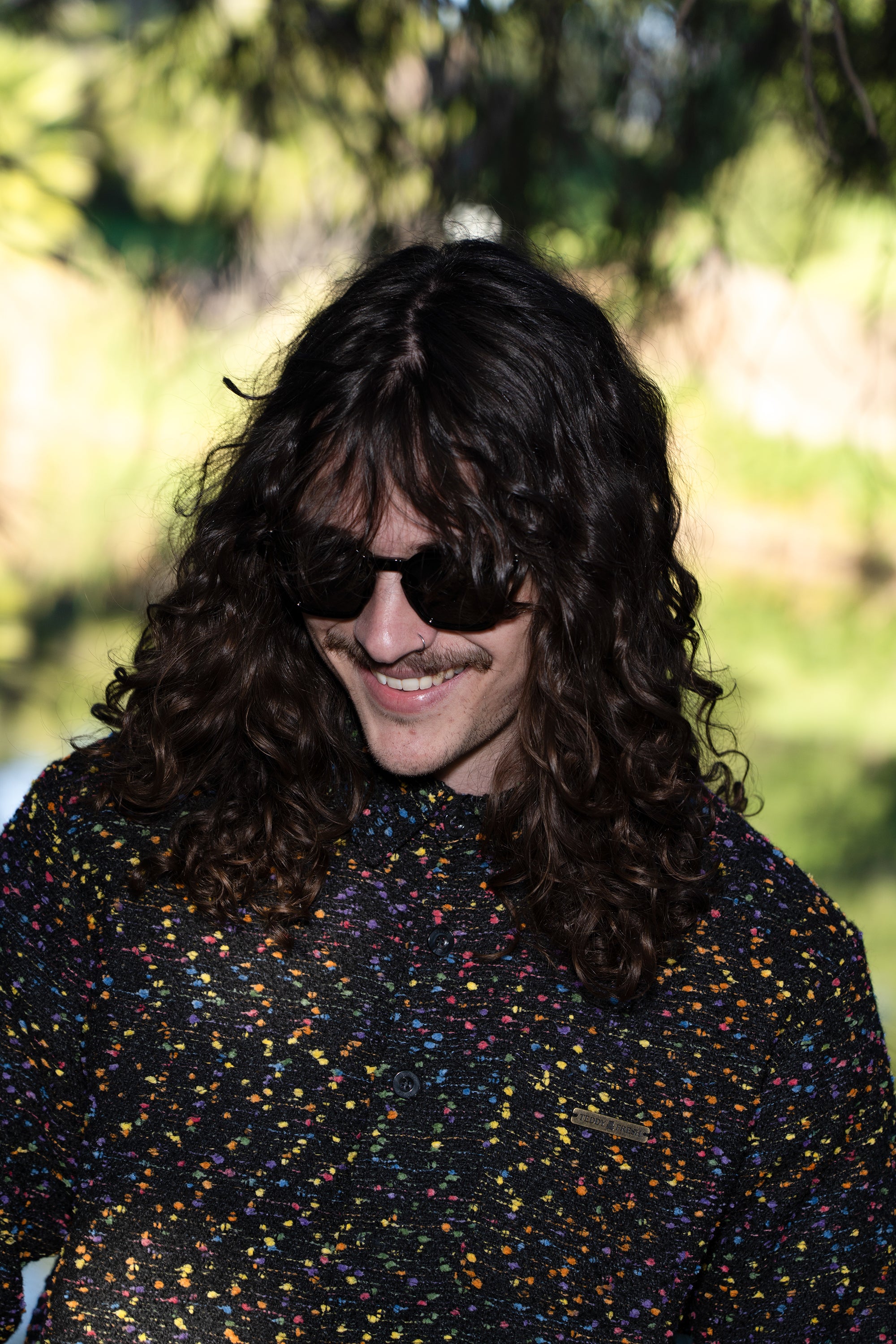 Rainbow Speckle Shacket