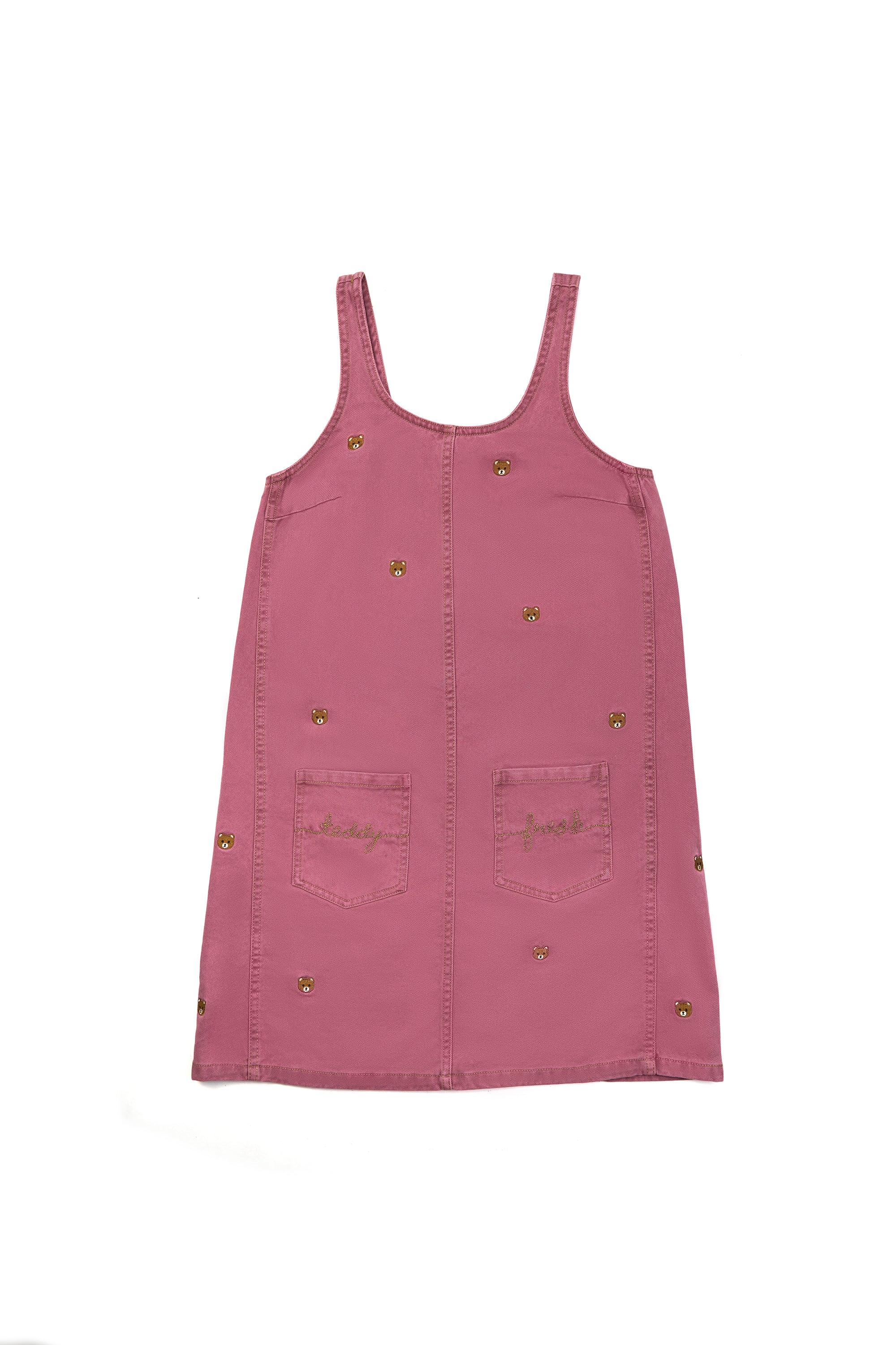 Teddy Embroidery Easy Dress