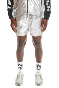 Silver Panel Shorts