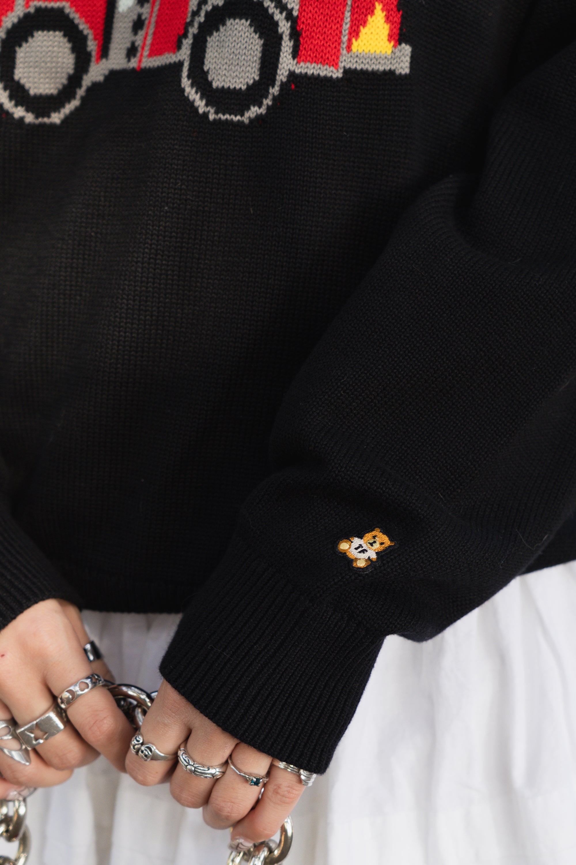 I'm Hot Firetruck Sweater