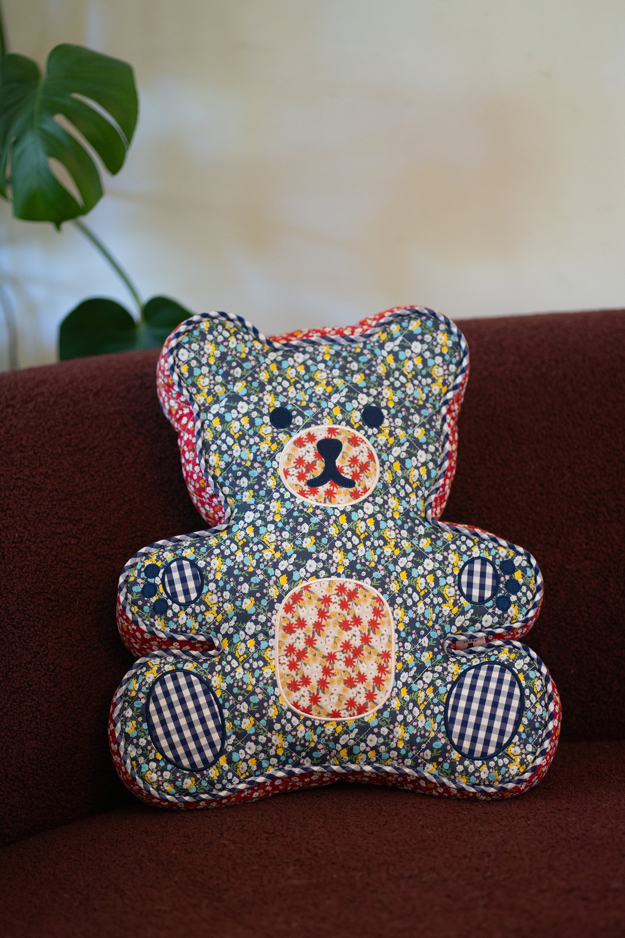 Floral Bear Cushion