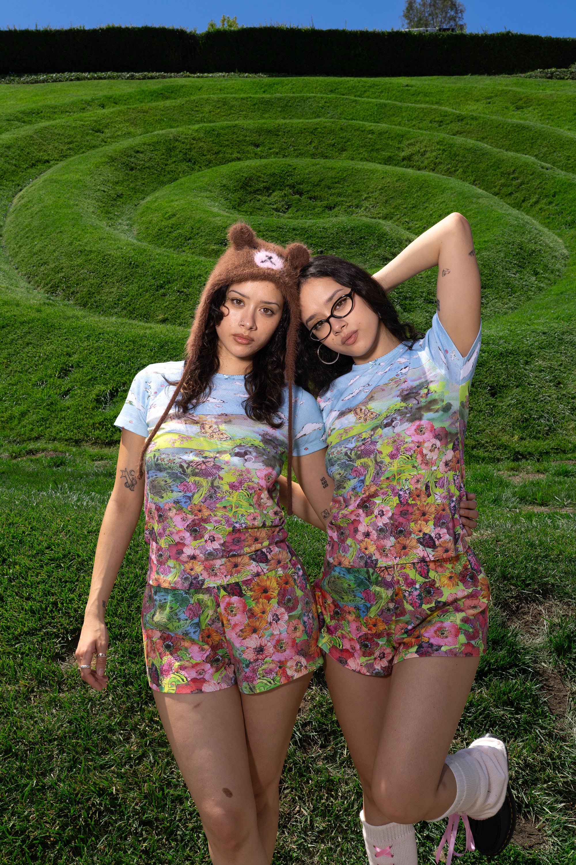 Pastoral Bloom Pointelle Top