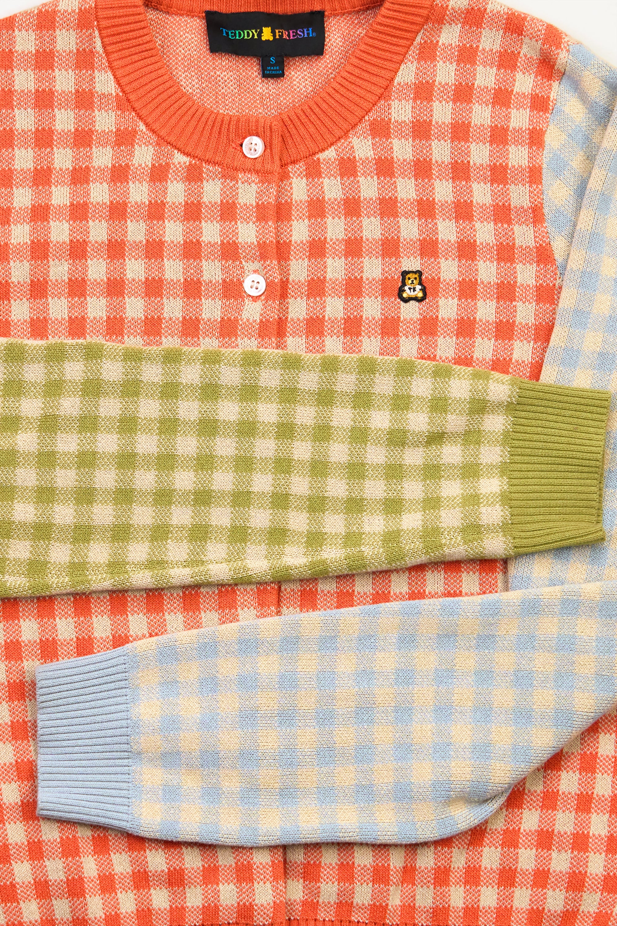 Gingham Cardigan