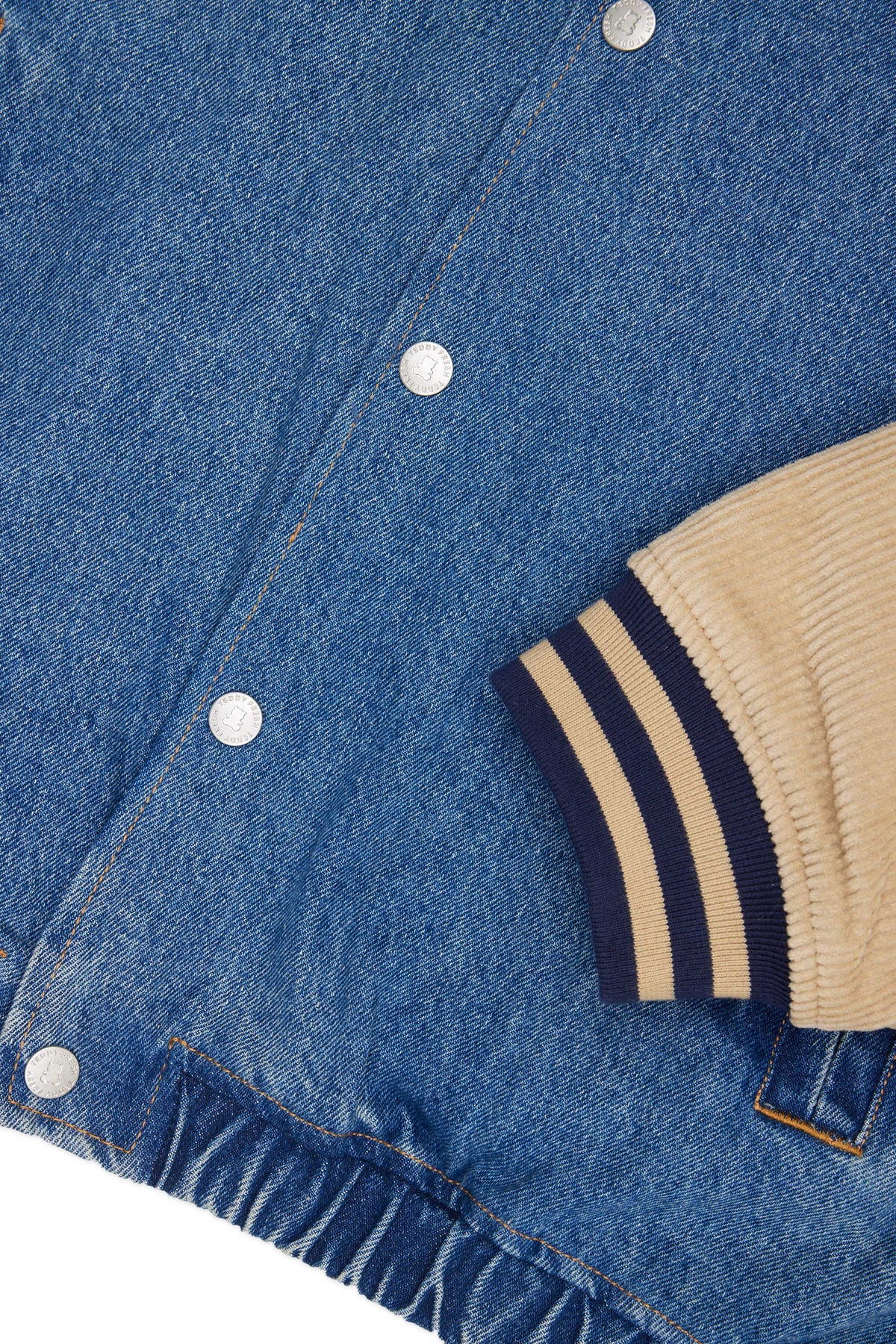 Vintage Denim Bomber Jacket