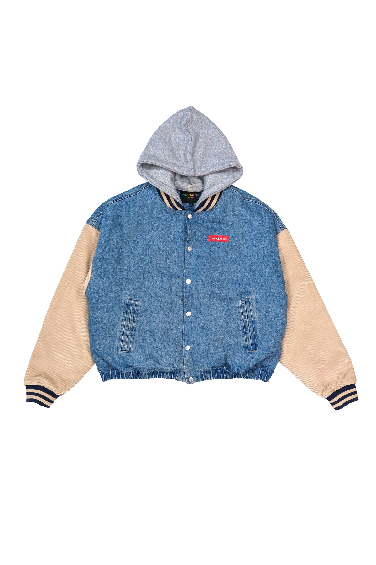 Vintage Denim Bomber Jacket