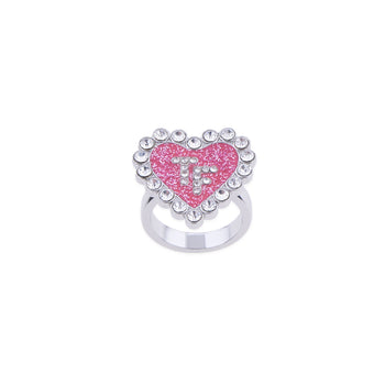 Glitter Heart Ring