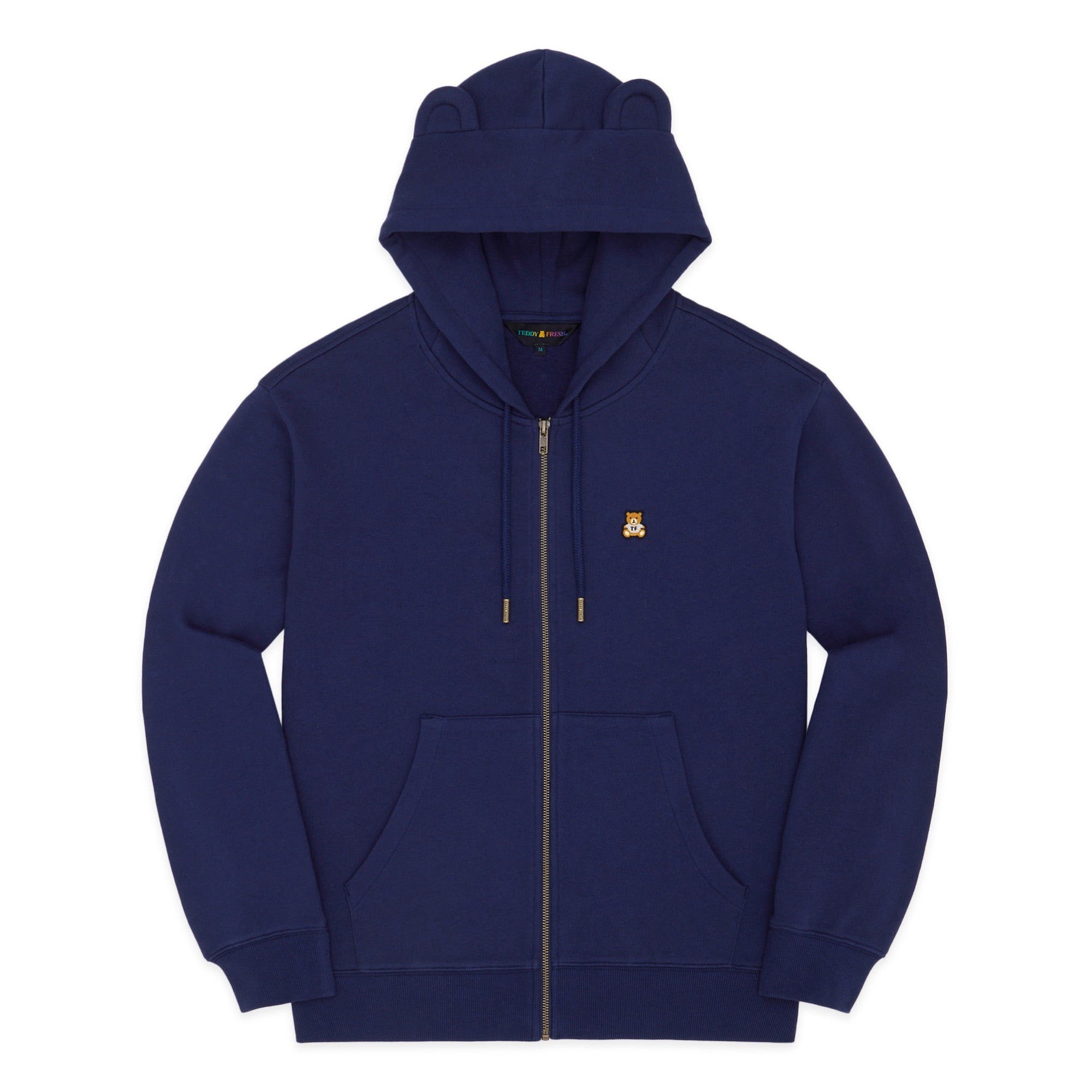 Classic Bear Ear Zip Hoodie