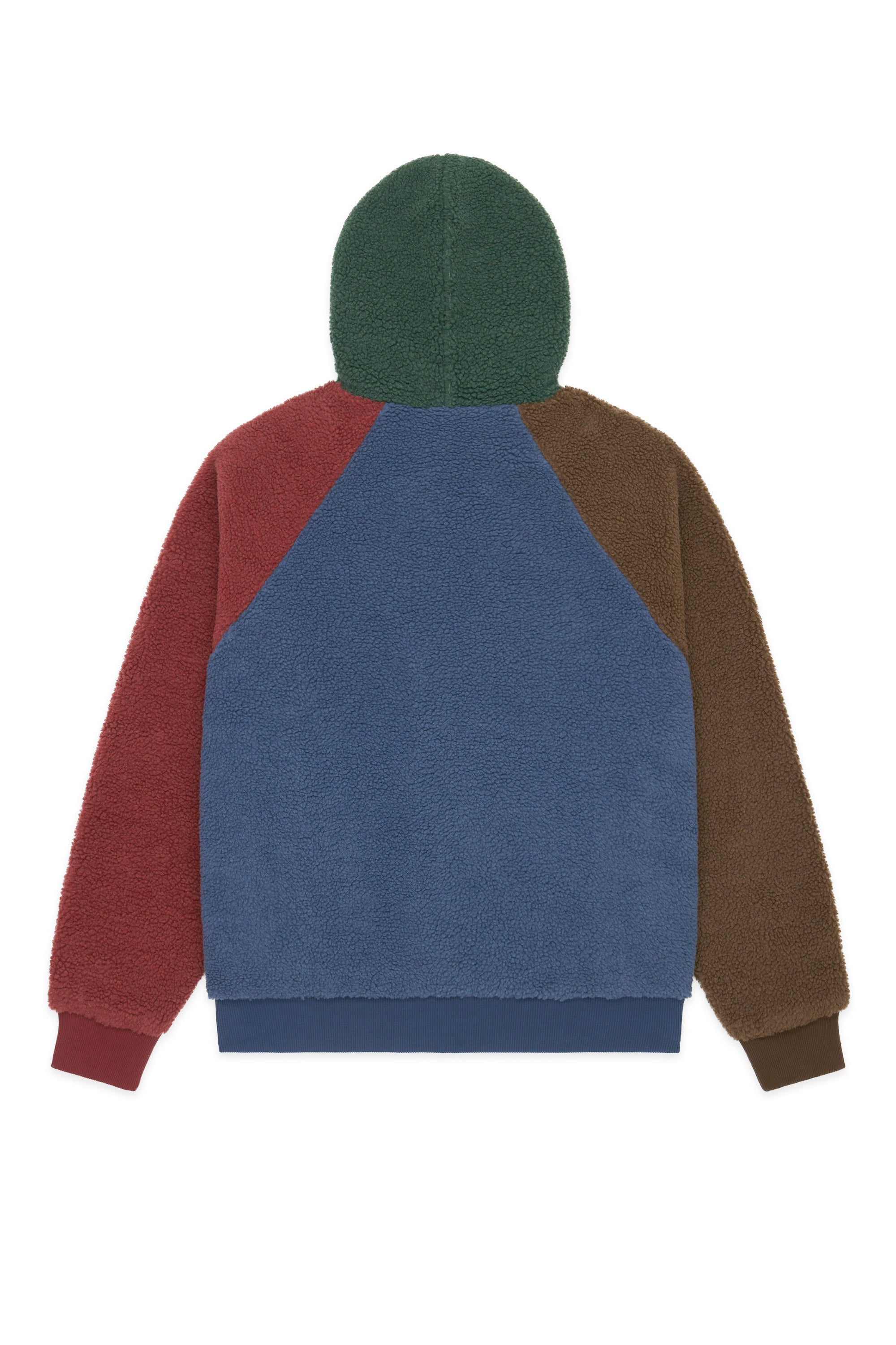 Color Block Sherpa Hoodie