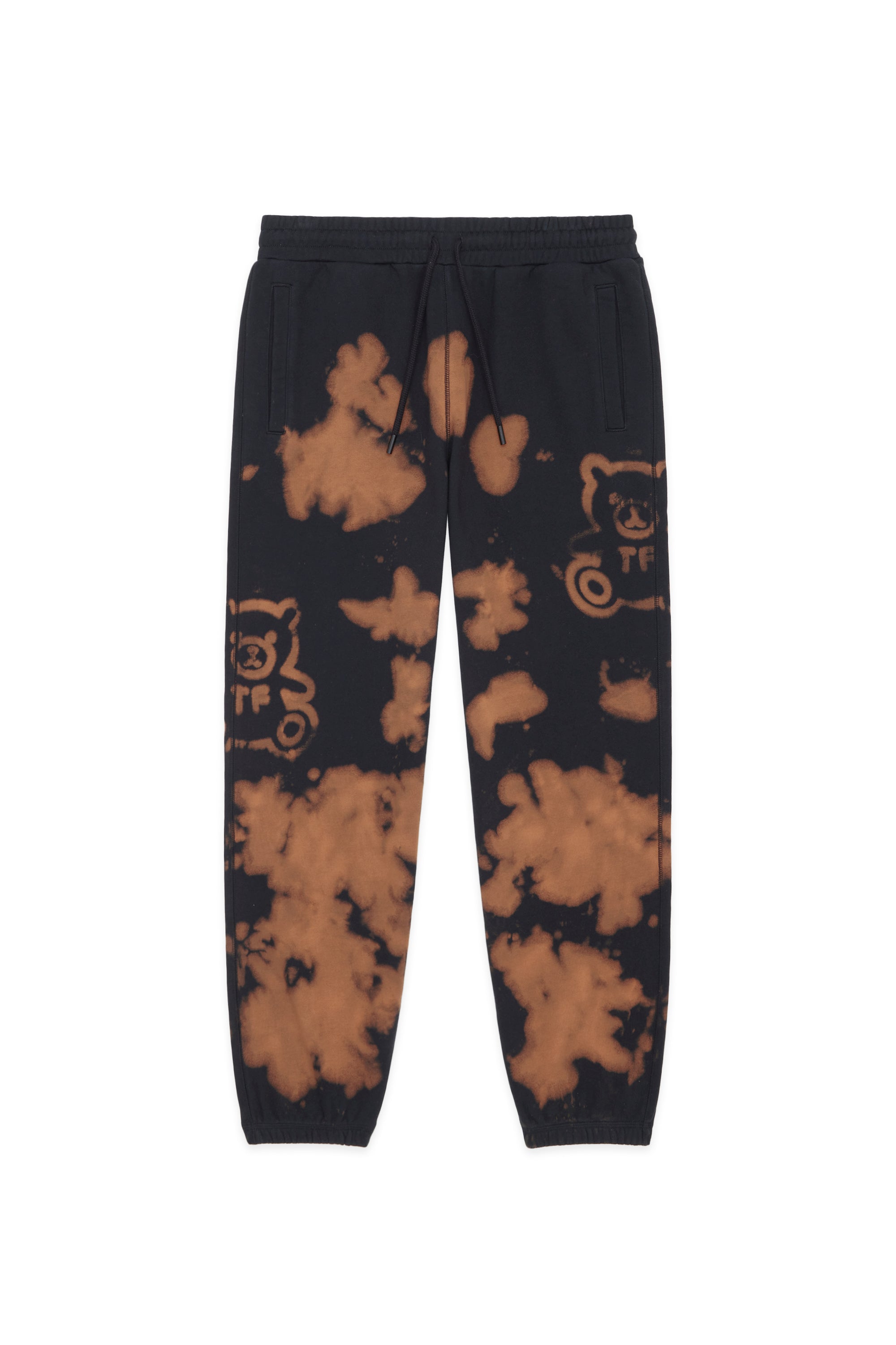 Bleach Graphic Sweatpants Teddy Fresh