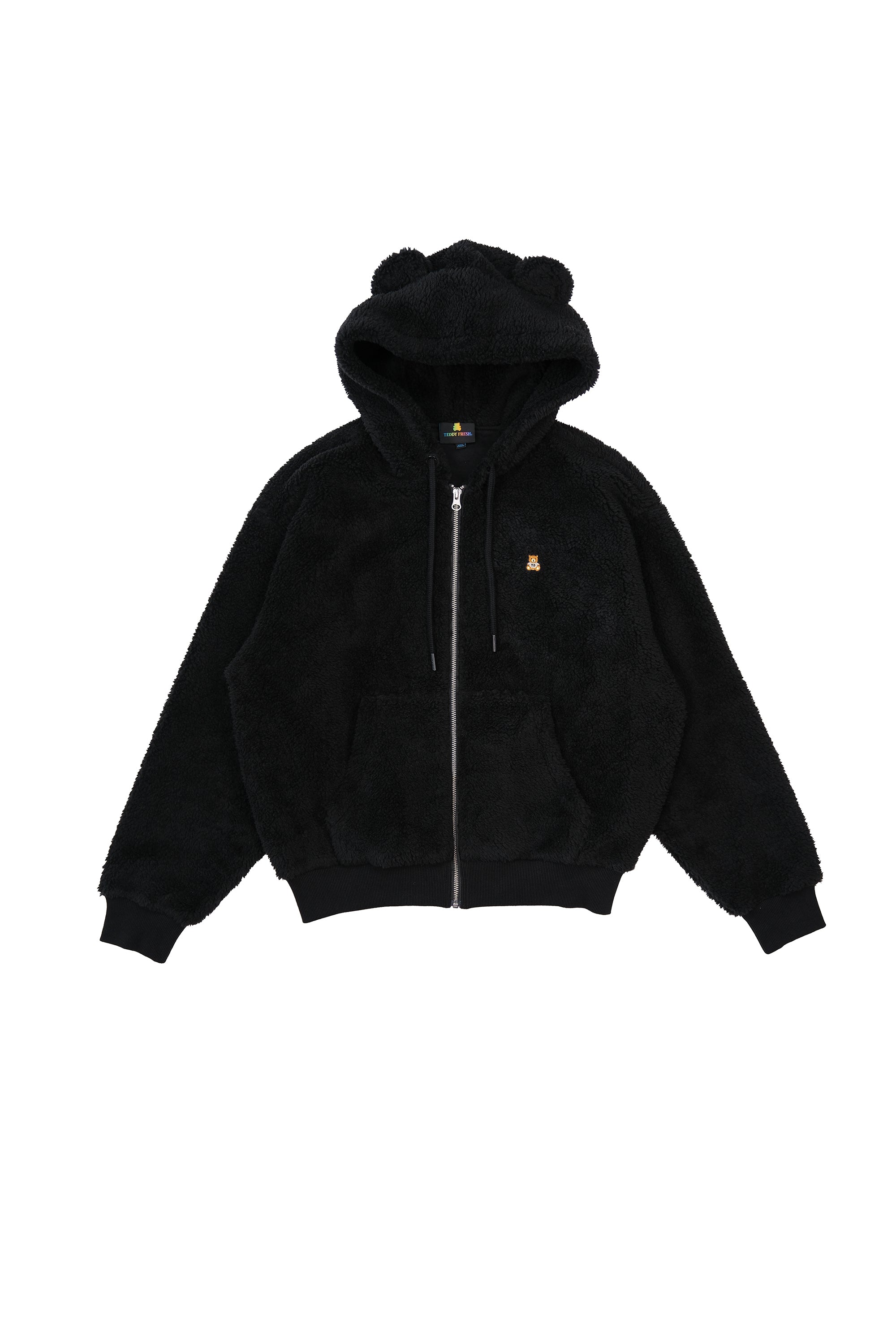 Bear Ear Sherpa Hooded Coat Teddy Fresh