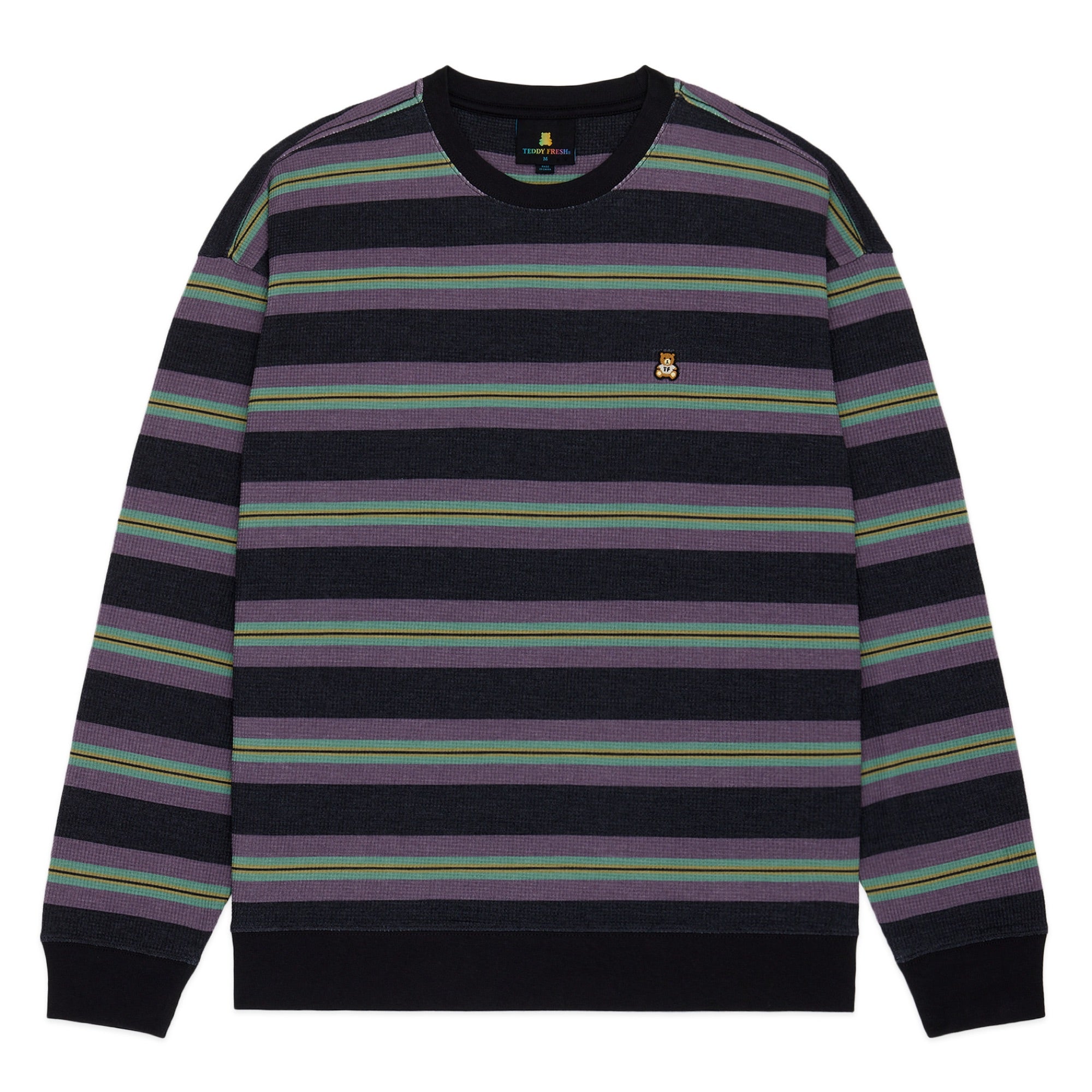 Teddy Fresh, Sweaters, Teddy Fresh Women Sweatshirt S Black Cross Stitch  Embroidered Petter Pan Collar