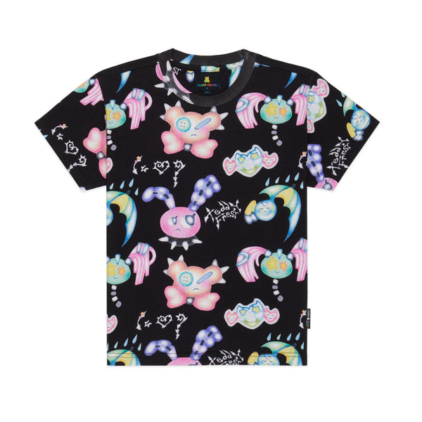 Dolphin Sunset Tee - Teddy Fresh Pink / S | Teddy Fresh