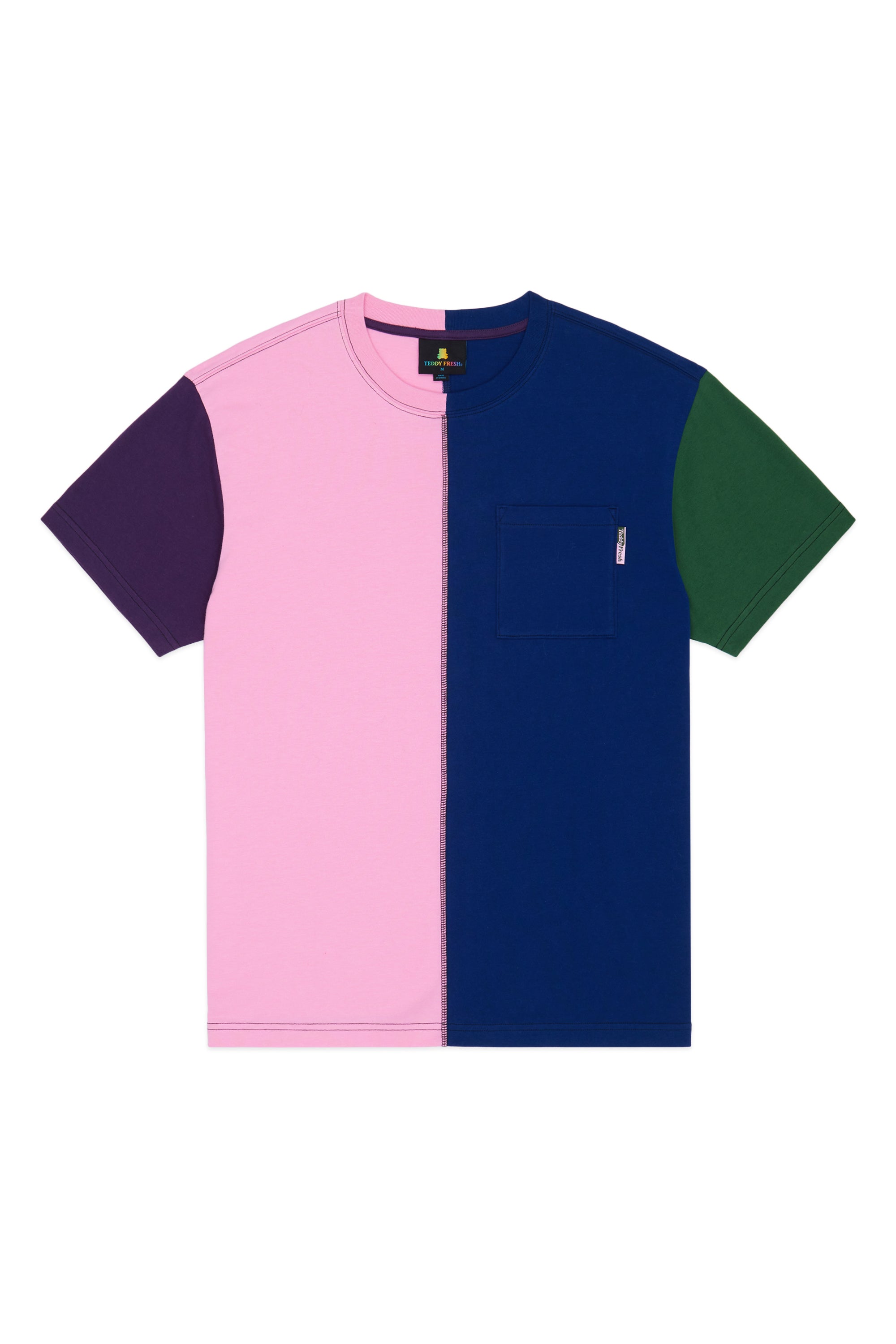 Color block teddy fresh best sale