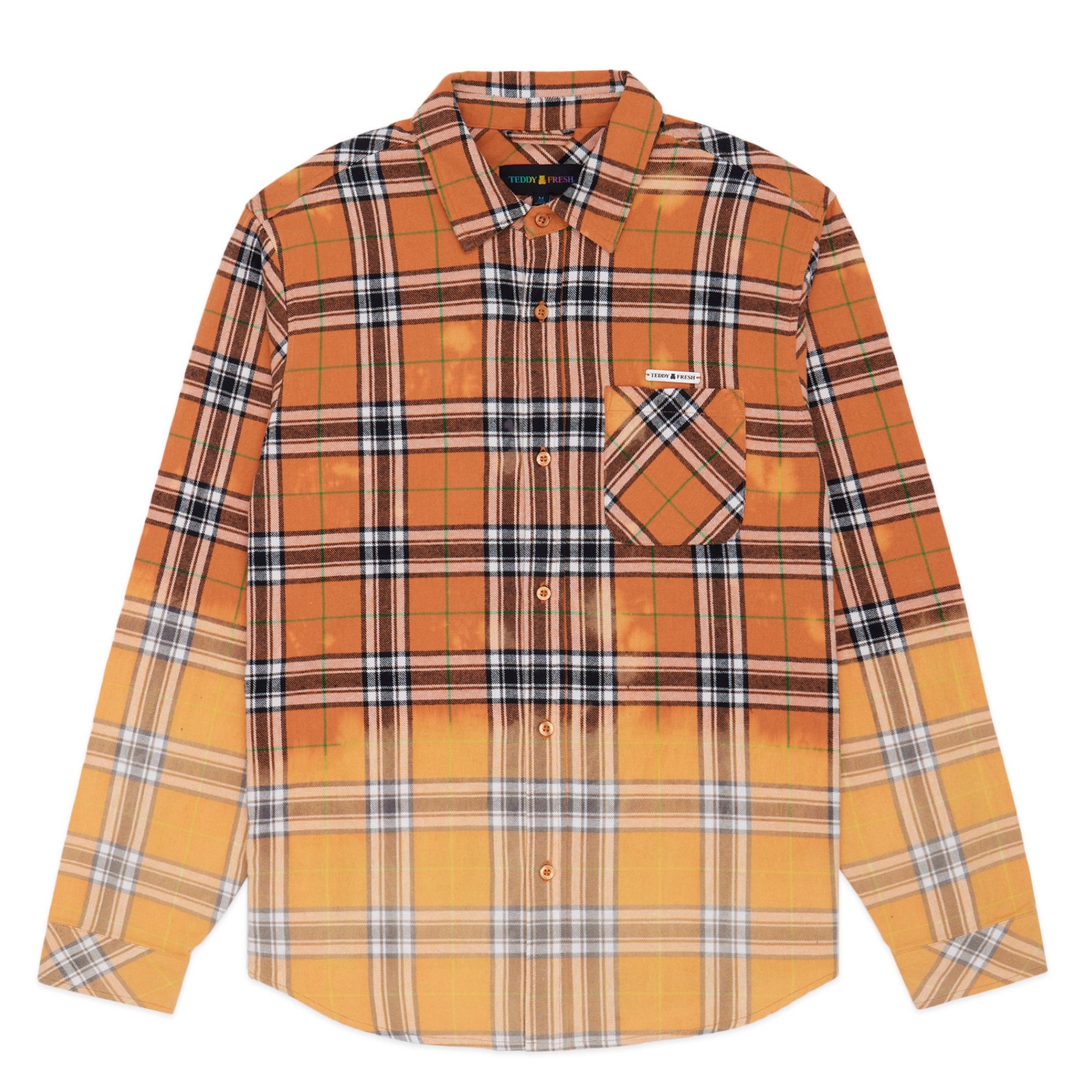 Bleached Flannel Shirt - Teddy Fresh