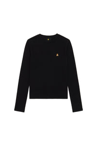 Women's Classic Rib Fitted Long Sleeve Tee