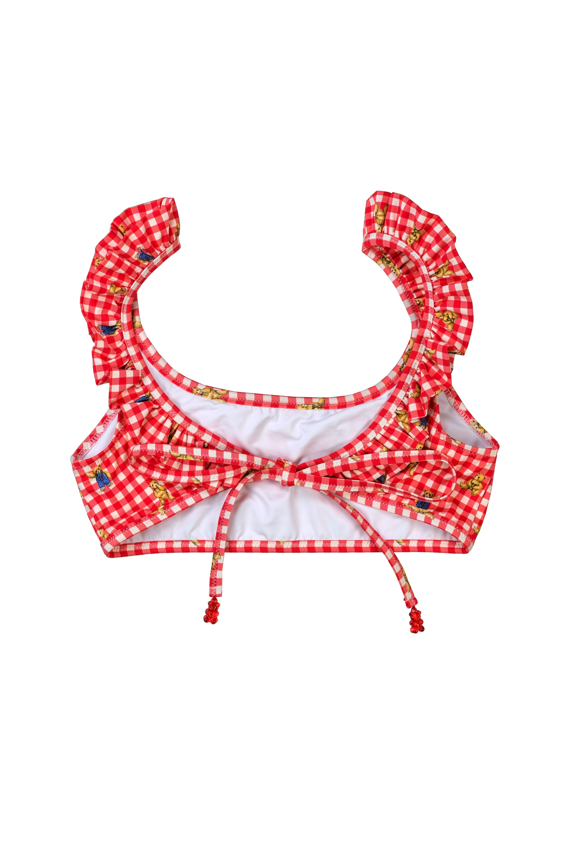 Vintage Plaid Bikini Top