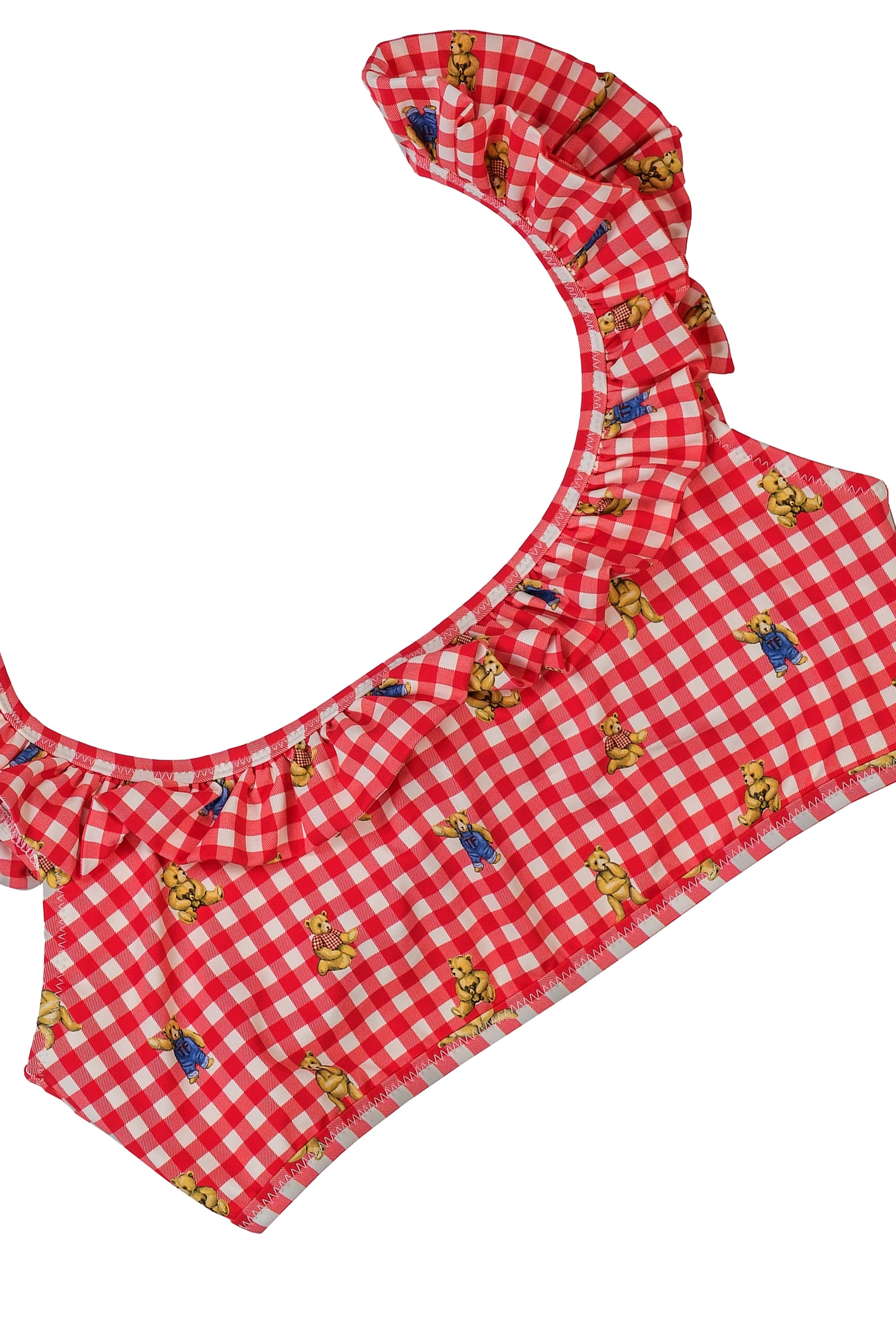 Vintage Plaid Bikini Top