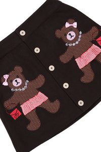 Little Bear Applique Skirt