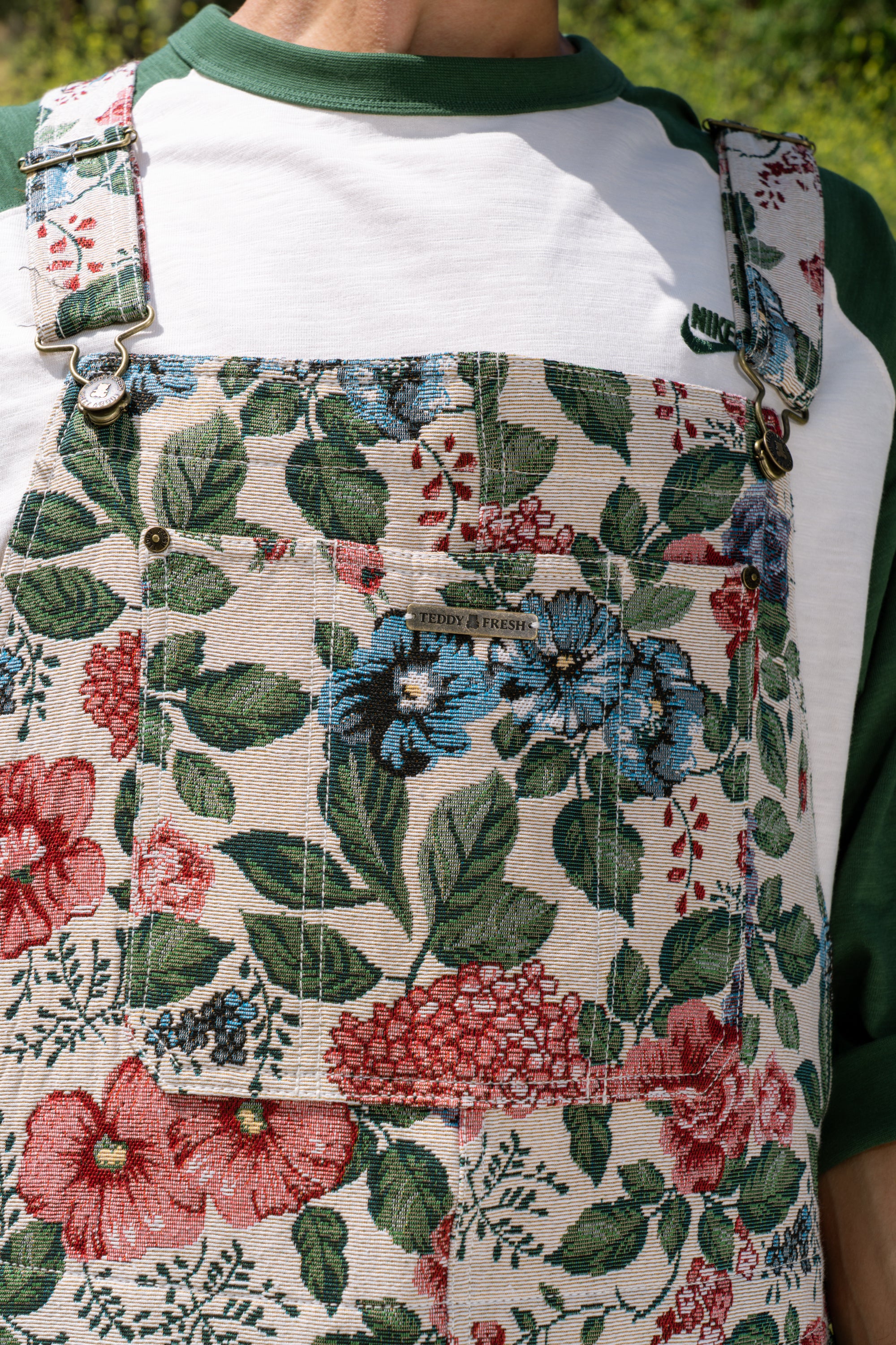 Floral Tapestry Overalls