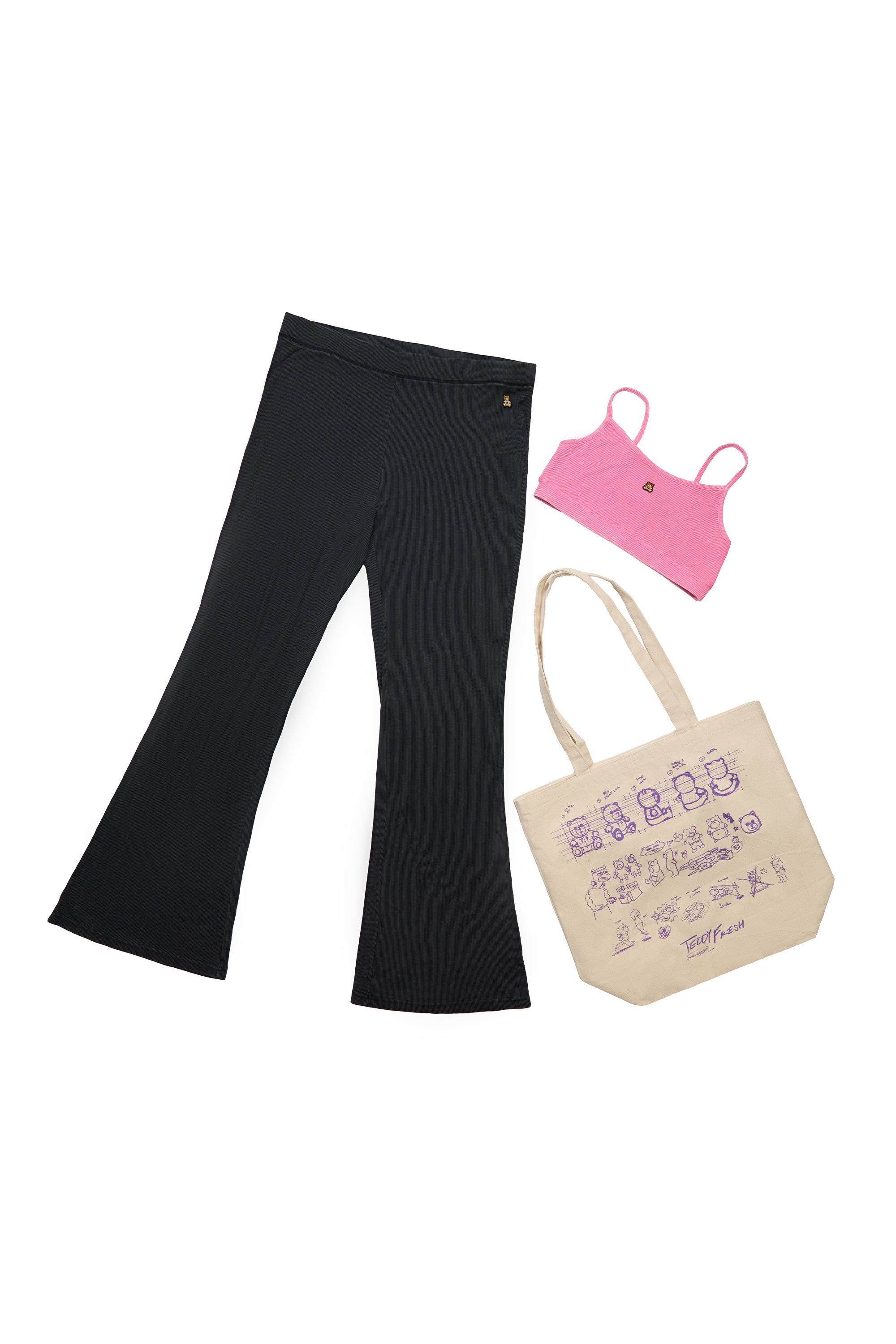 Women's Classic Rib Flare Leggings Bundle