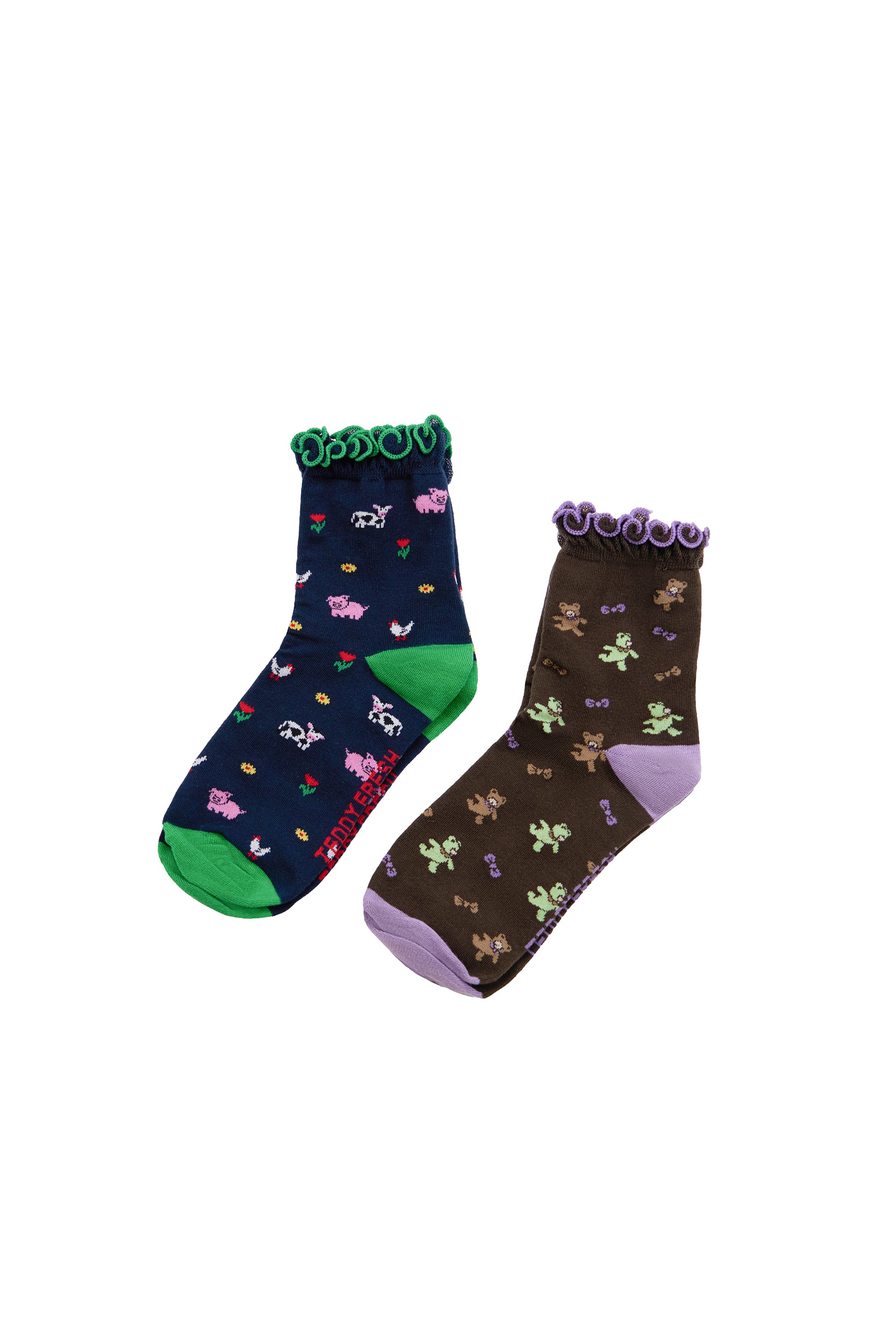 Little Miss Frilly Socks 2-Pack