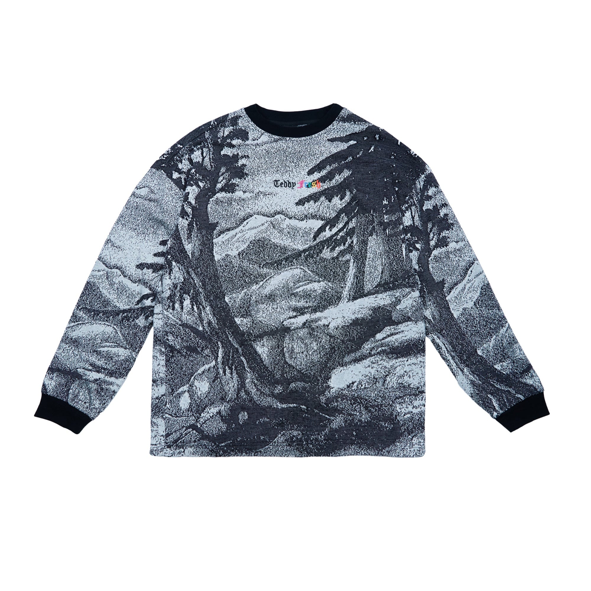 In The Woods Jacquard Top - Teddy Fresh