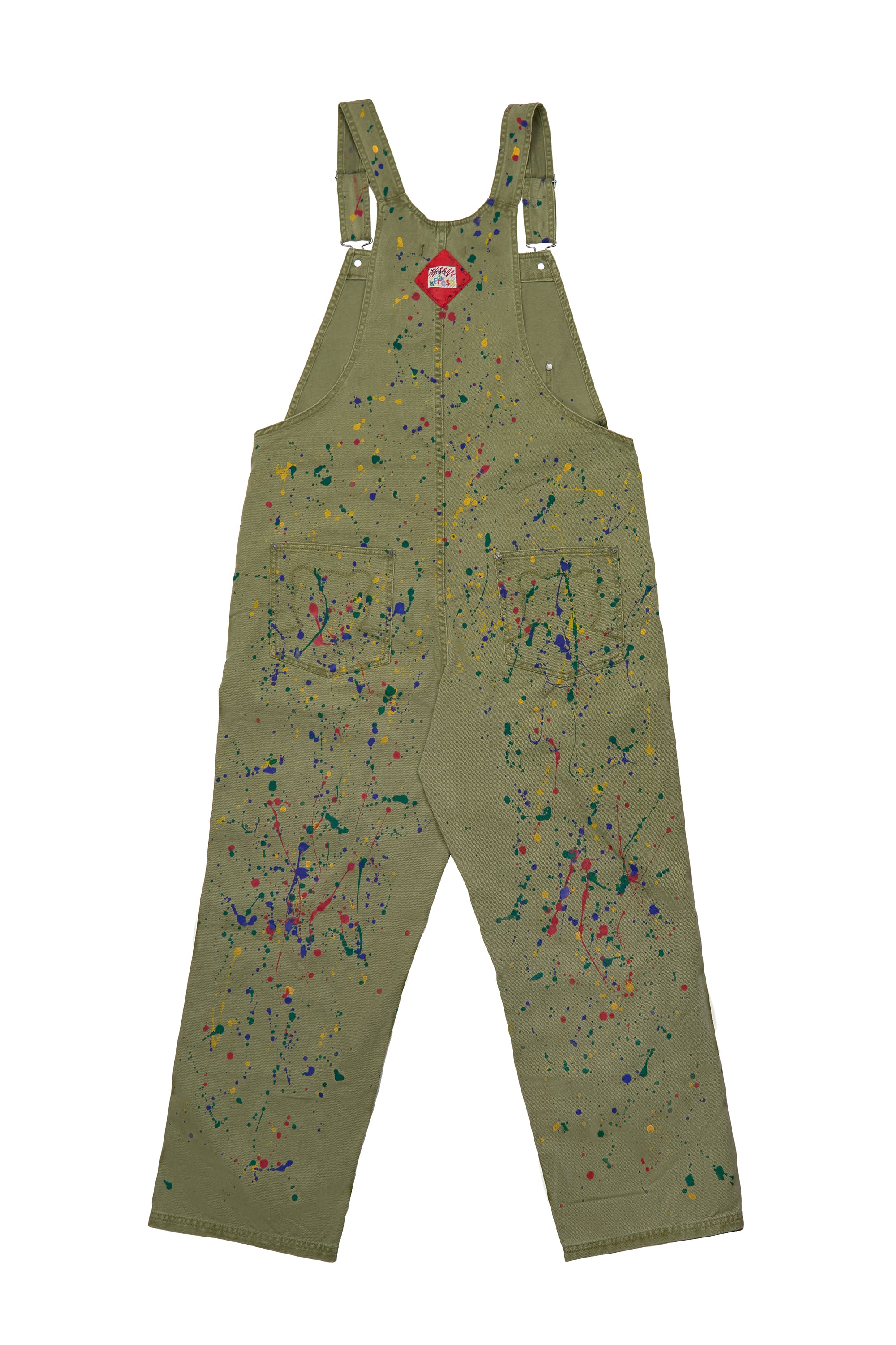 Paint Splatter Studio Overalls - Teddy Fresh