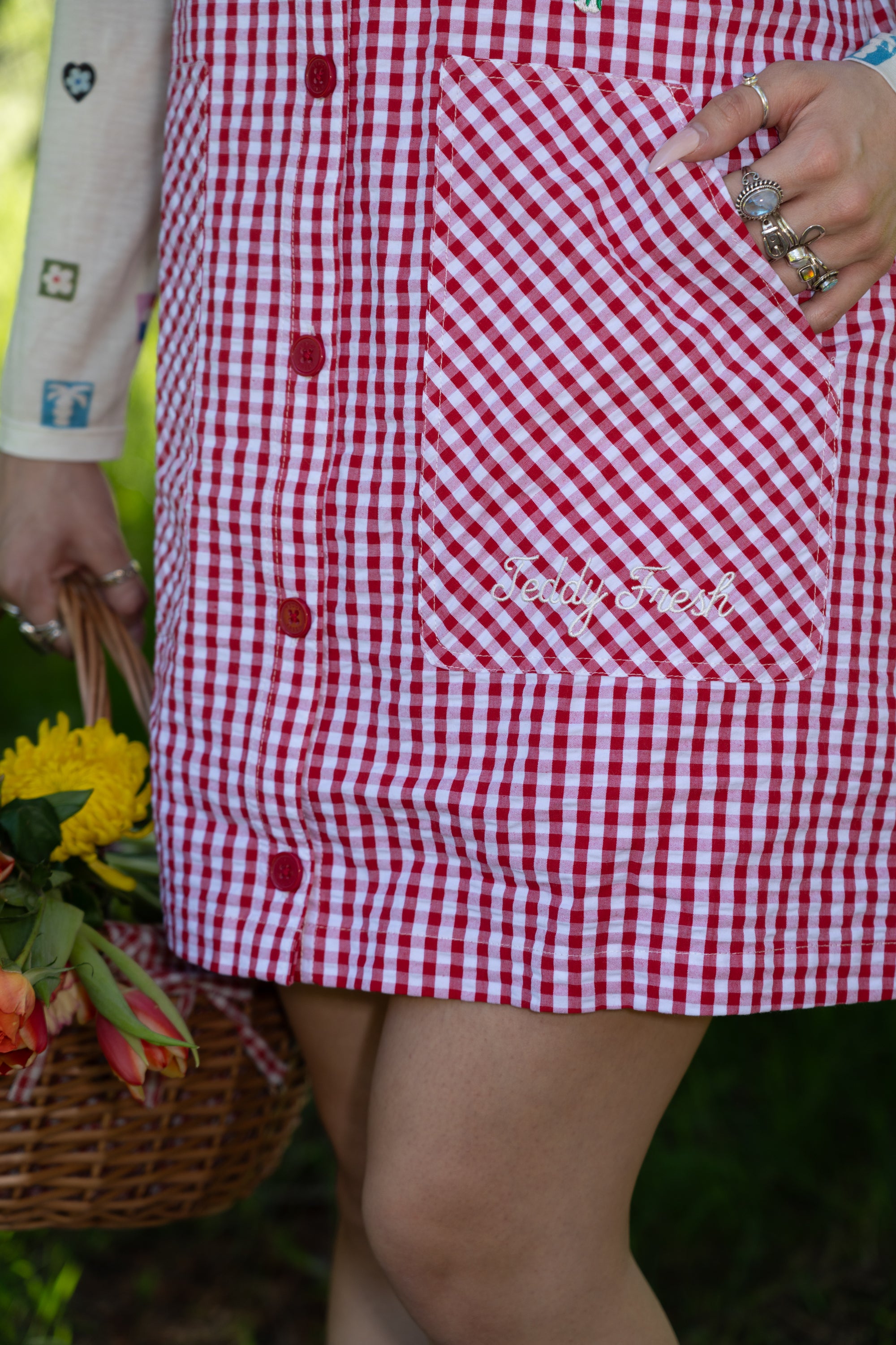 Little Miss Gingham Overall Dress