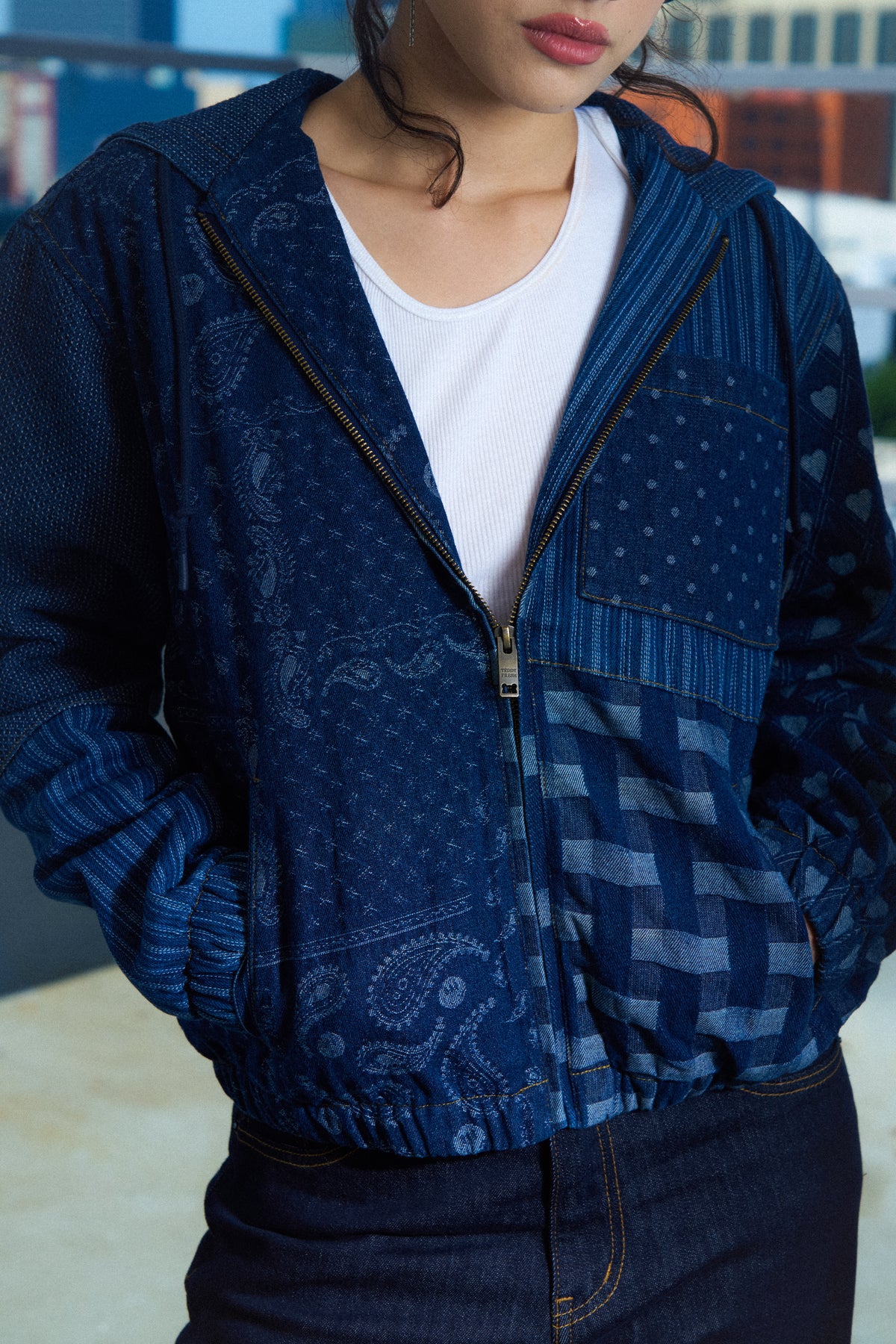 Patchwork Denim Jacket