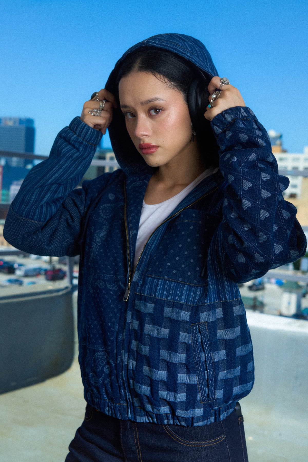 Patchwork Denim Jacket
