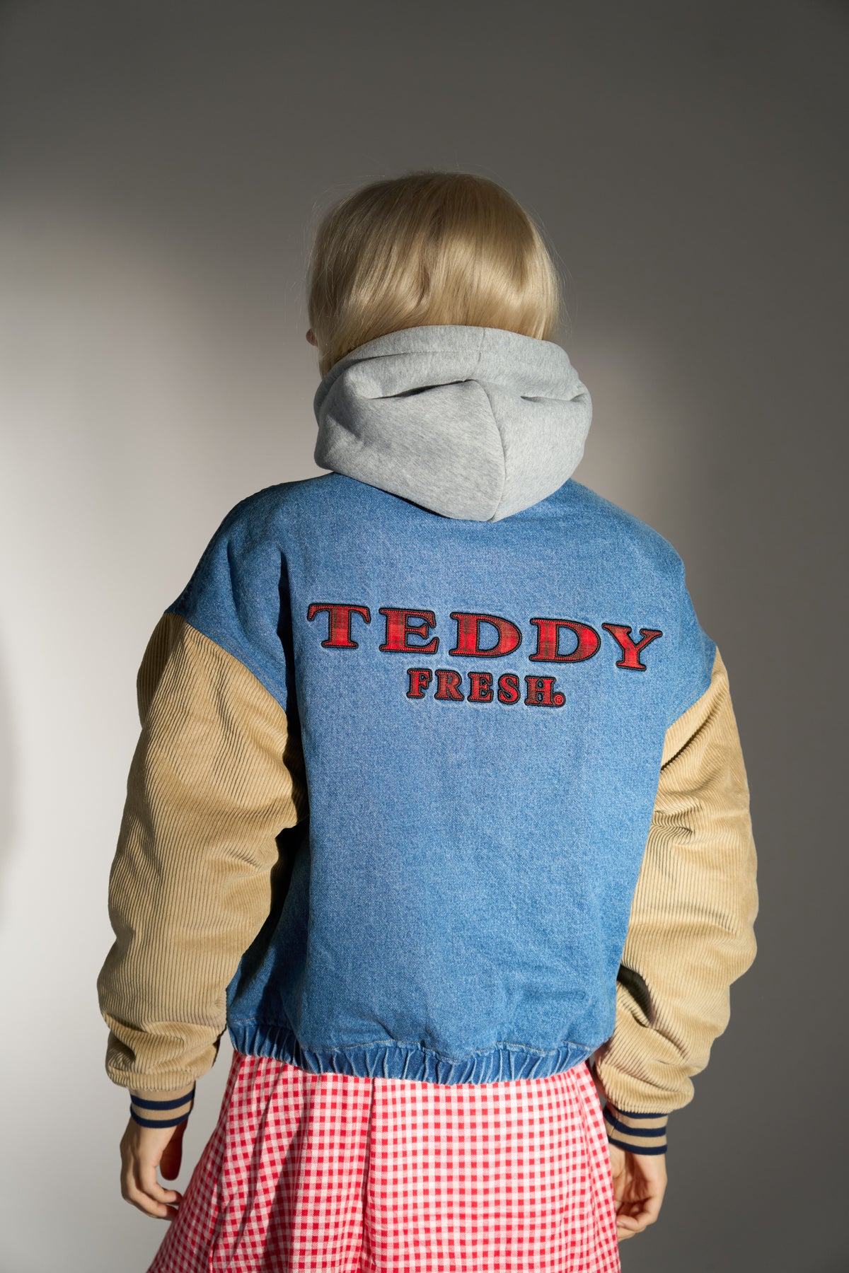 Vintage Denim Bomber Jacket