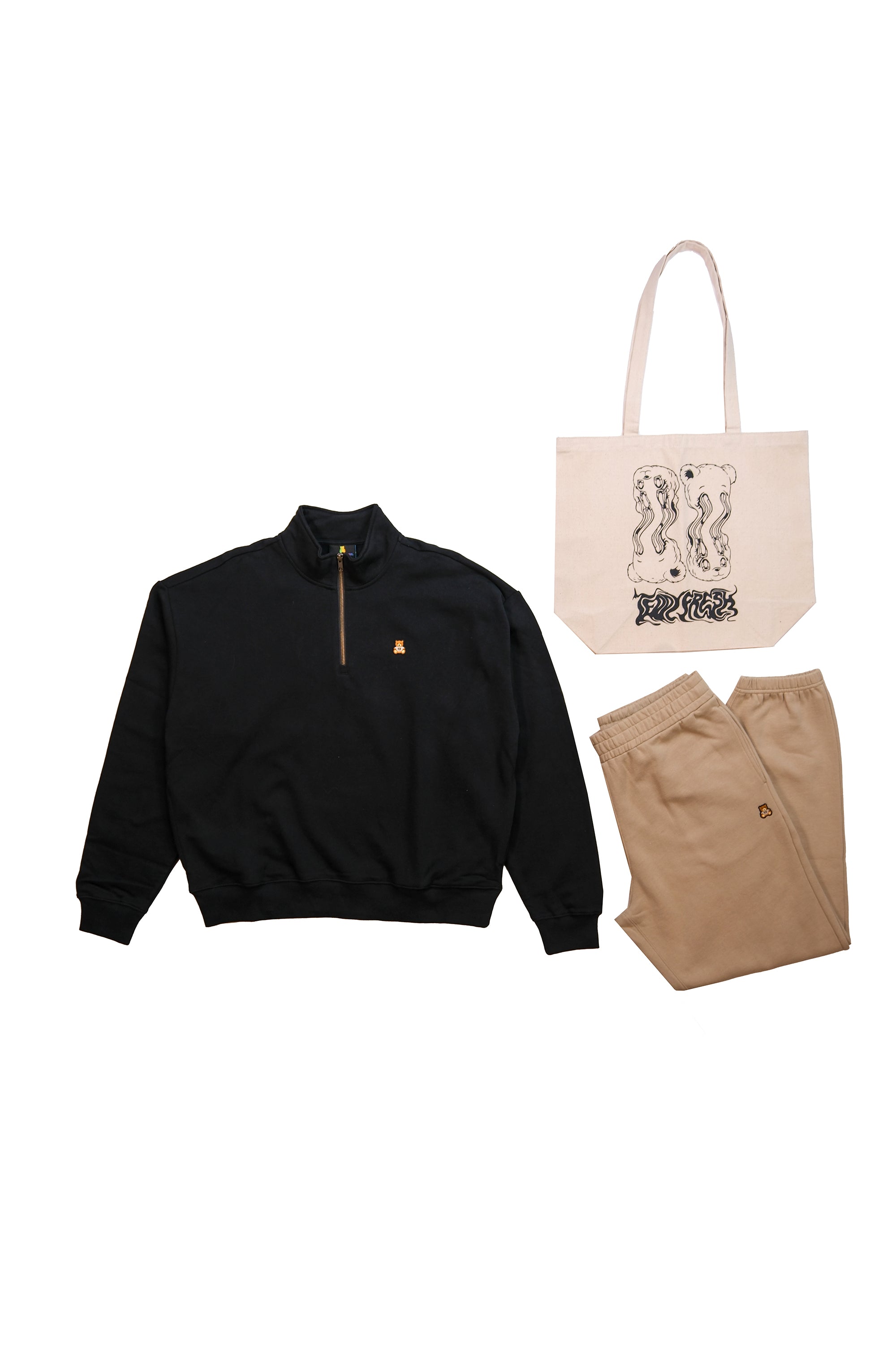 Unisex Classic Funnel Neck Zip Bundle