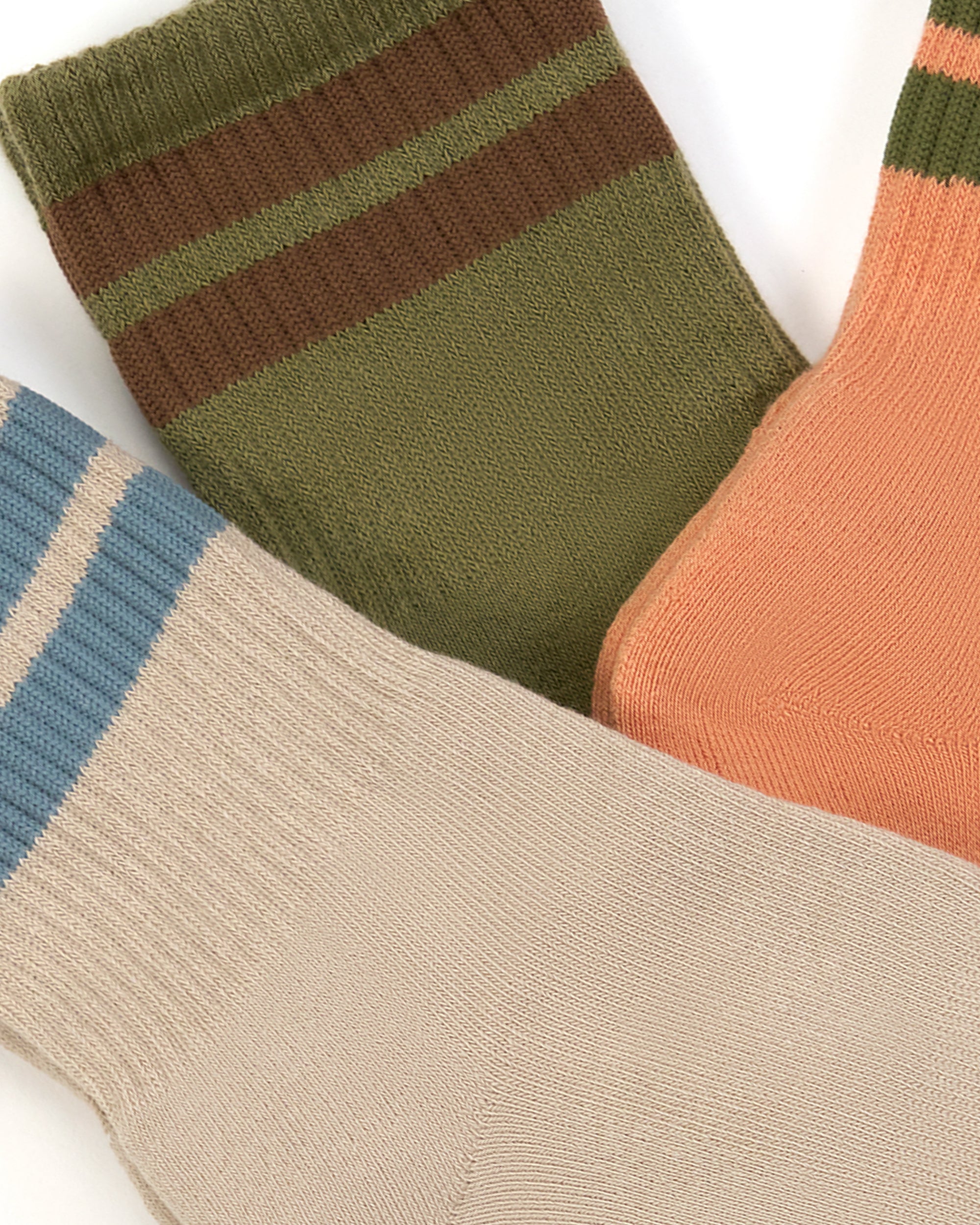 Striped Quarter Sock 3-Pack