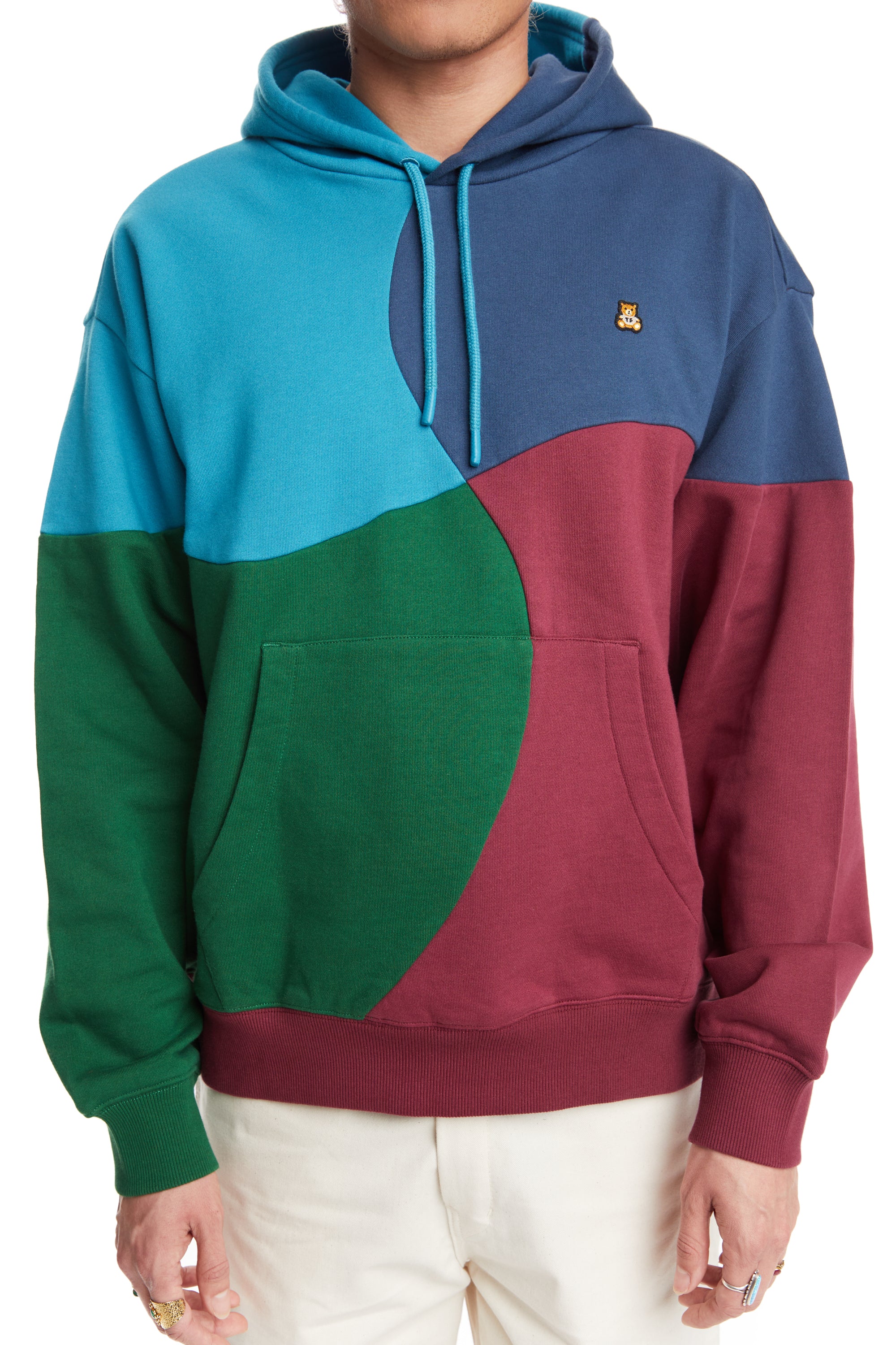 teddy fresh patchwork quilted hoodie｜TikTok Search
