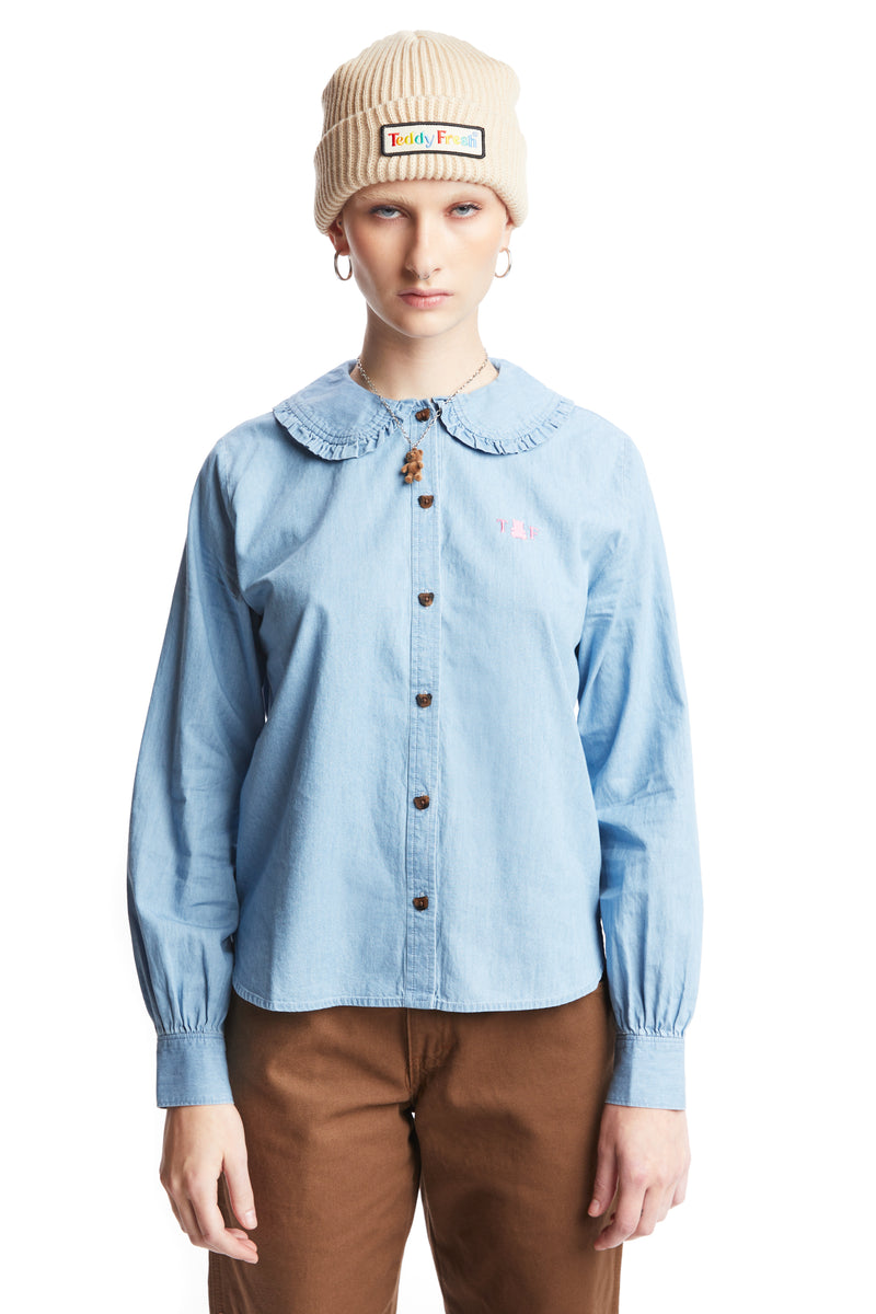 Ruffle Collar Shirt