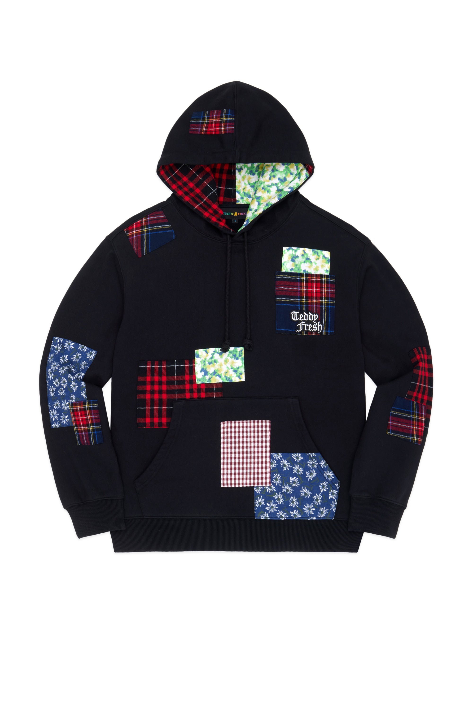 teddy fresh patchwork quilted hoodie｜TikTok Search