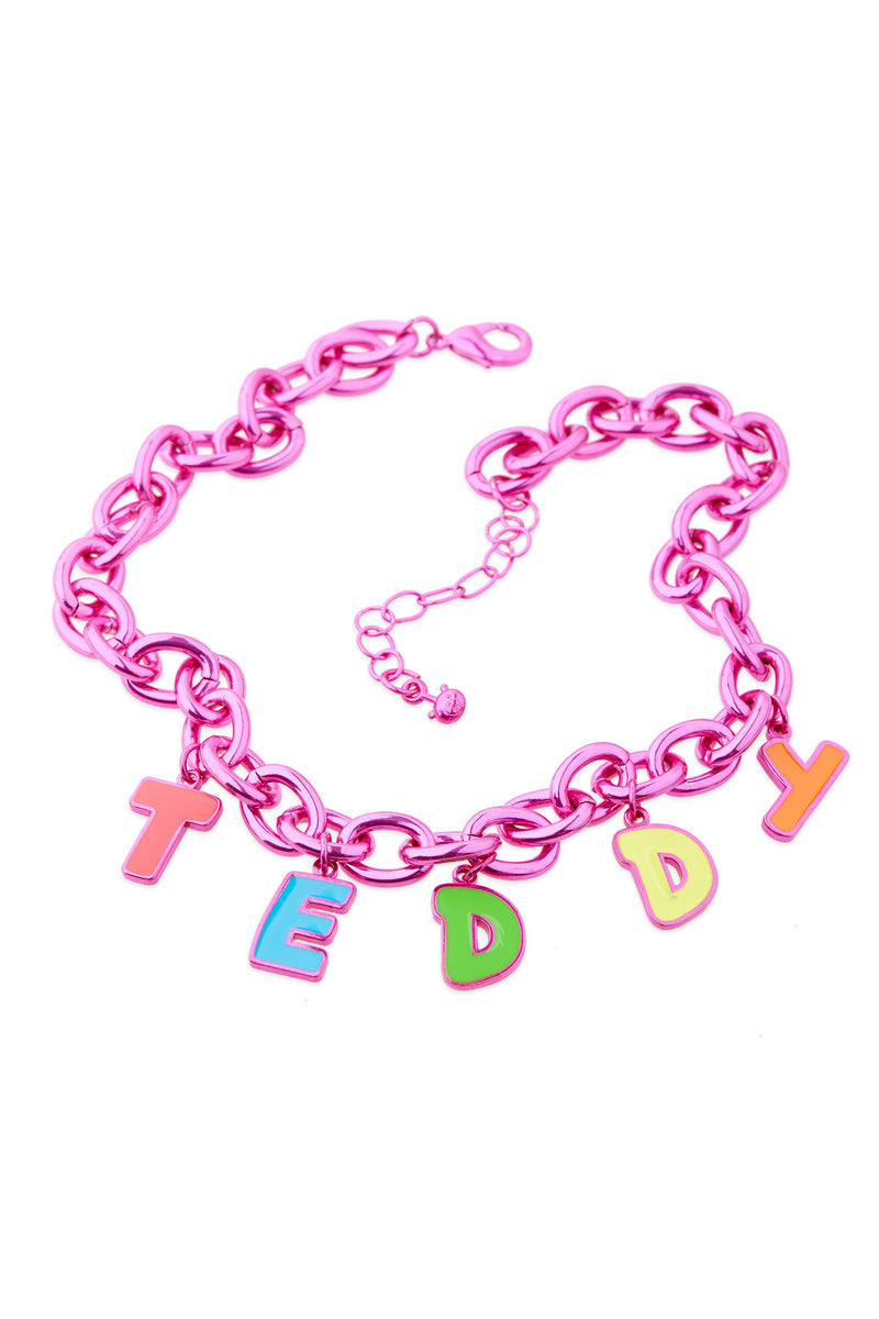 Pink Metallic Necklace