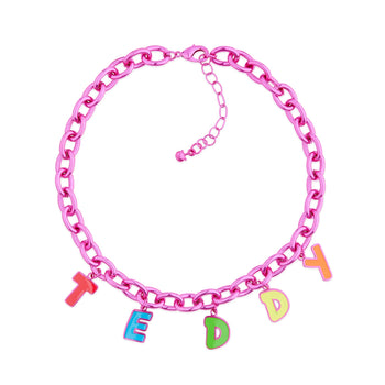 Pink Metallic Necklace