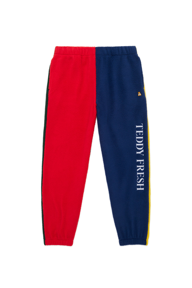 Color Block Sherpa Sweatpants