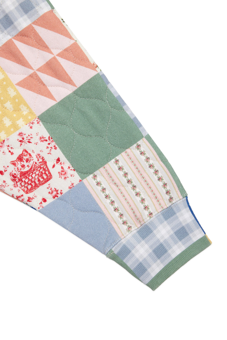 Quilt Blanket Zip Hoodie