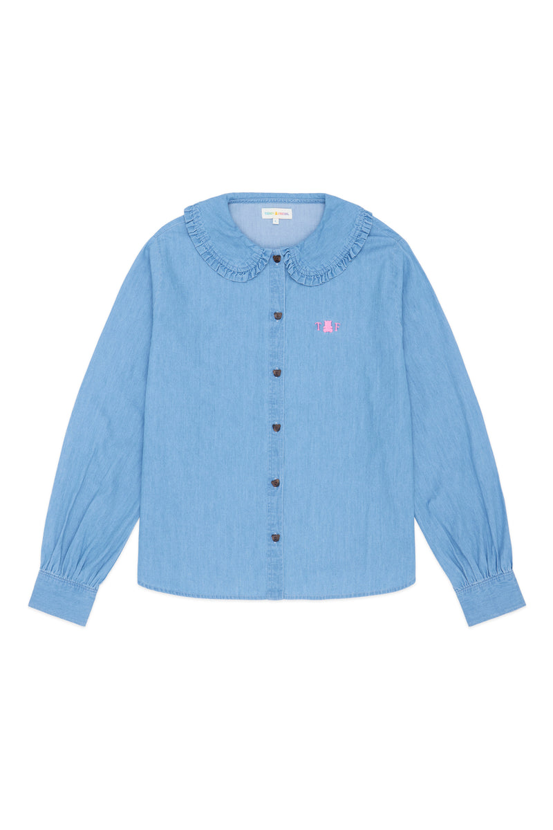 Ruffle Collar Shirt