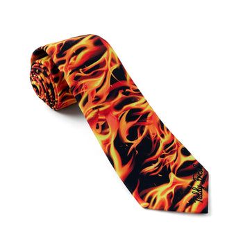 Flames Neck Tie