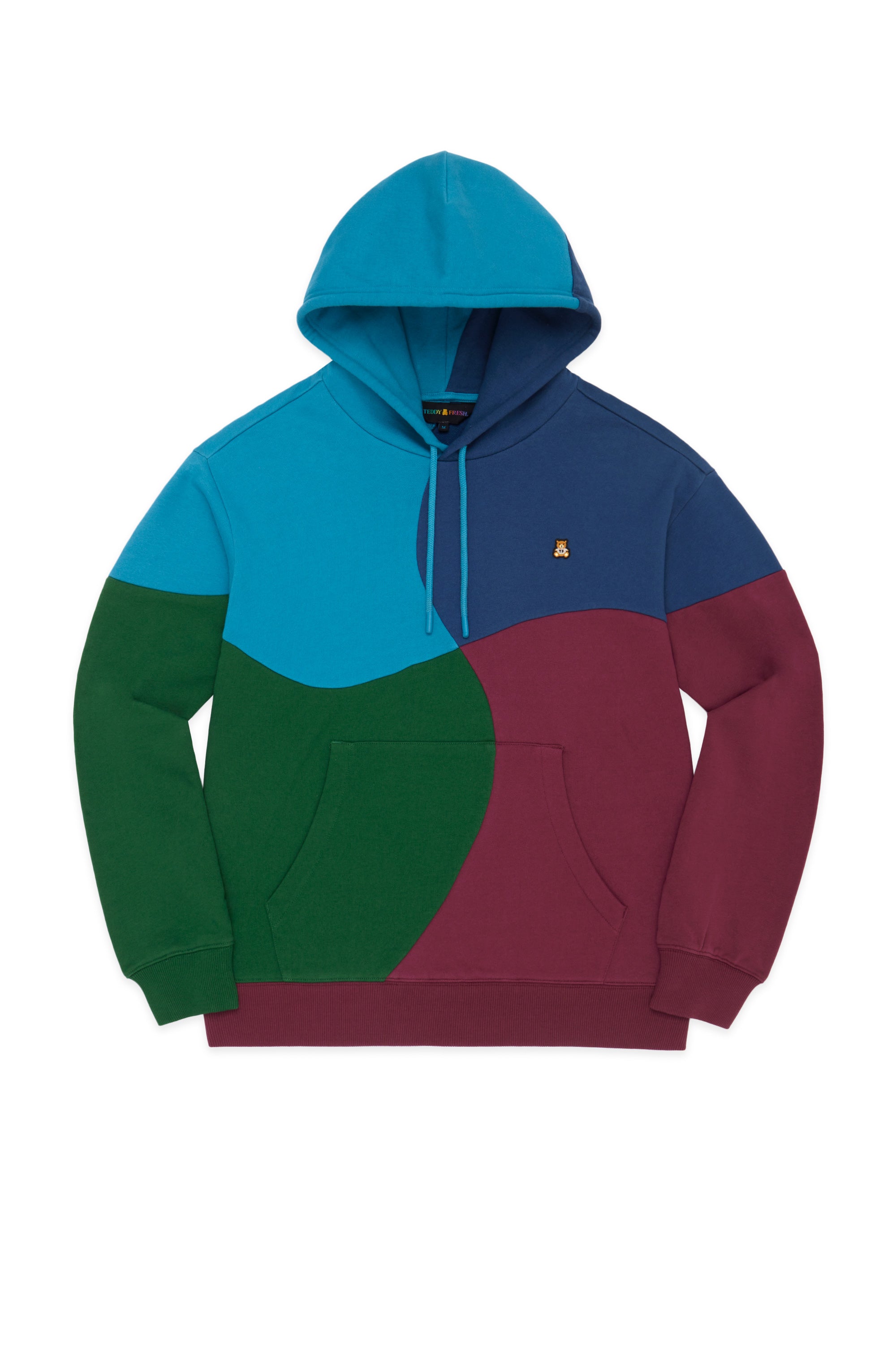 Pastel cheap patchwork hoodie