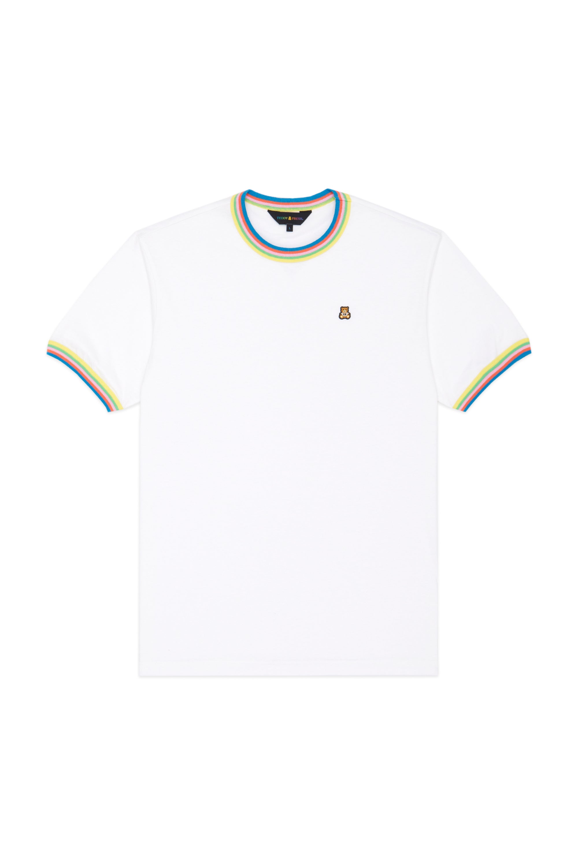 Multi-Colored Ringer Tee - Teddy Fresh