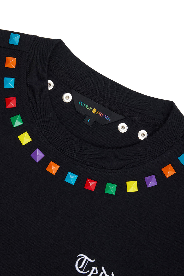 Multi-Colored Studded Tee