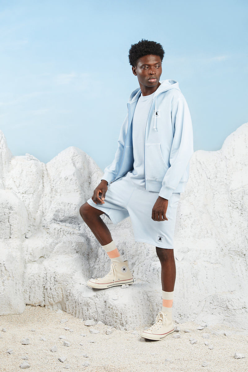 Classic Pigment Dye Zip Hoodie